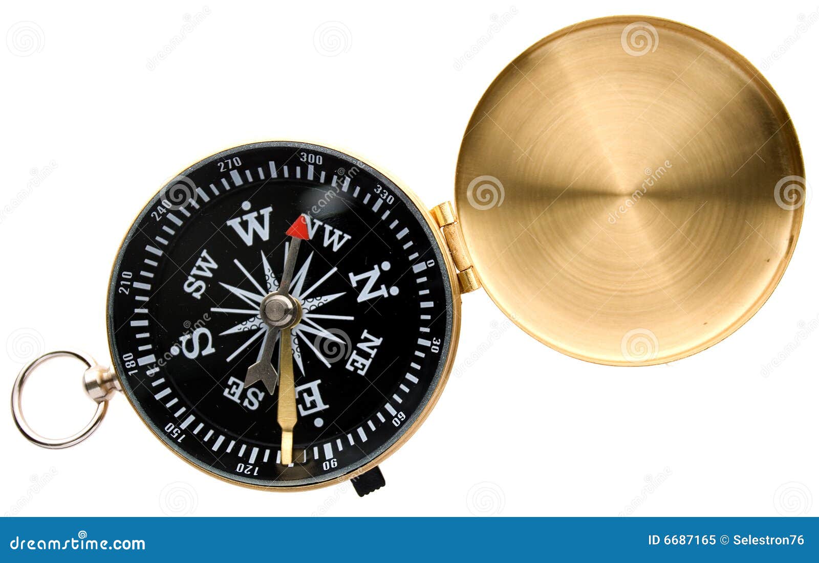 Compass stock image. Image of number, guide, isolated 6687165