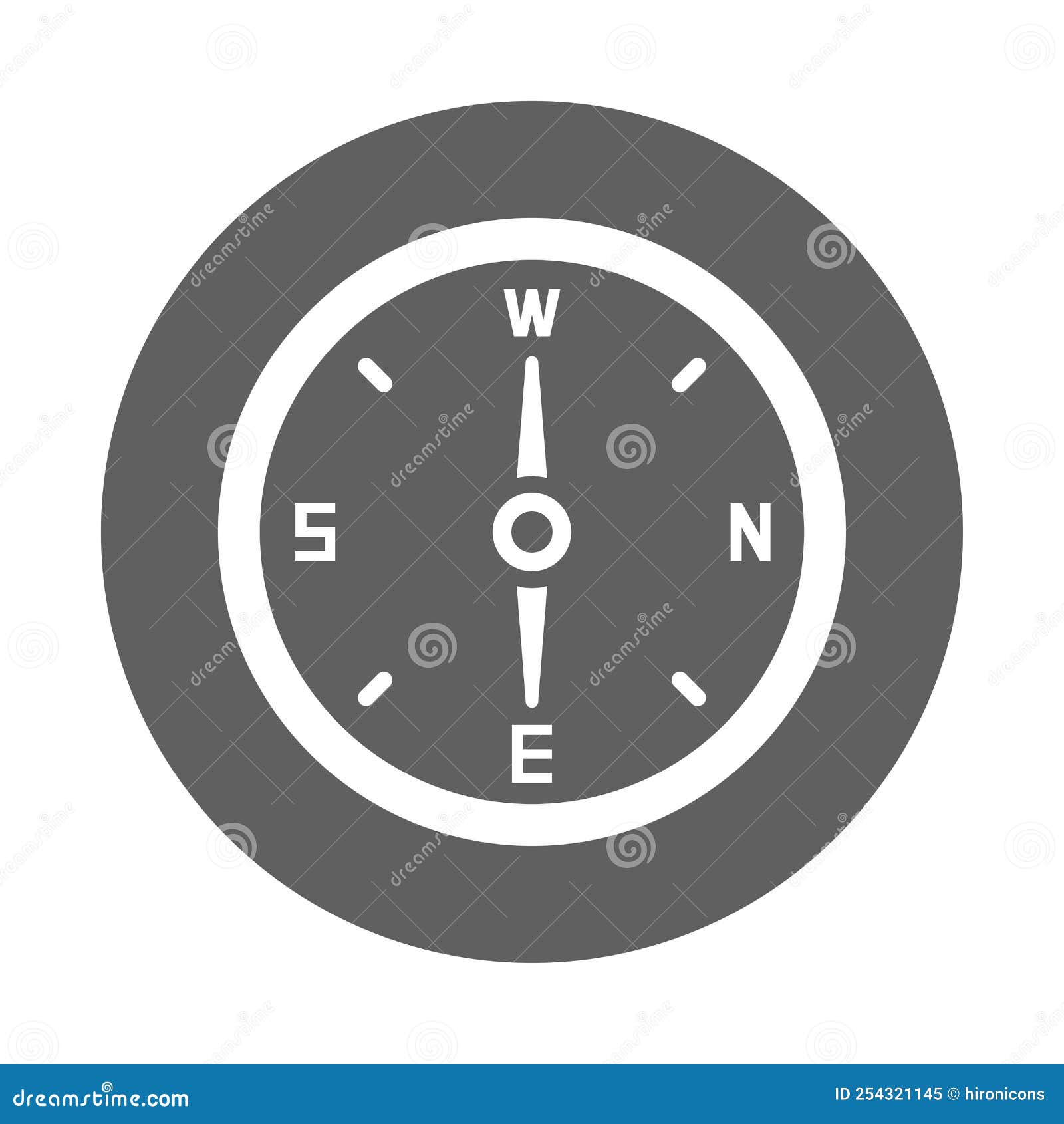 Compass Direction Background Stock Illustration