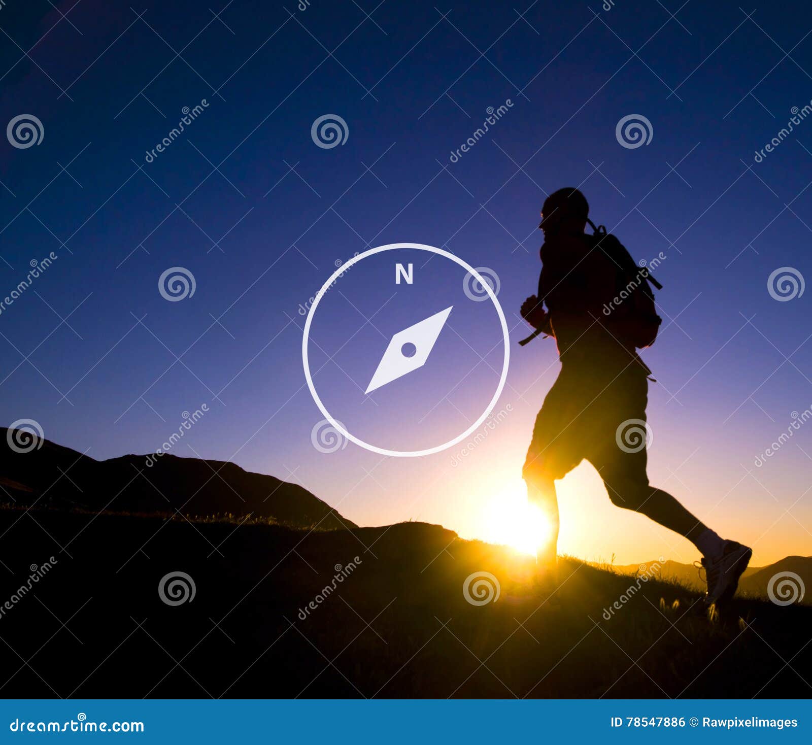 Compass Direction Navigation Adventure Instrument Concept Stock Photo Image of guidance
