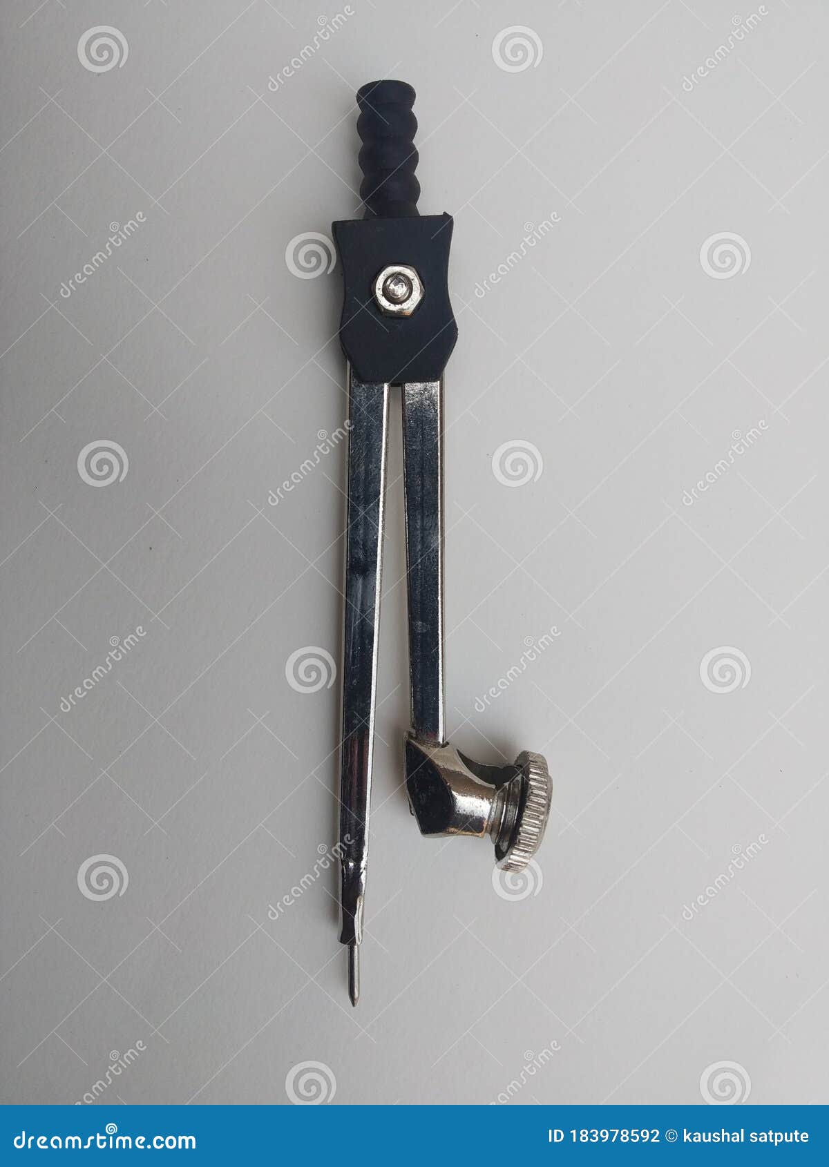 Compass Equipment for Drawing Circles Stock Photo Image of wheel