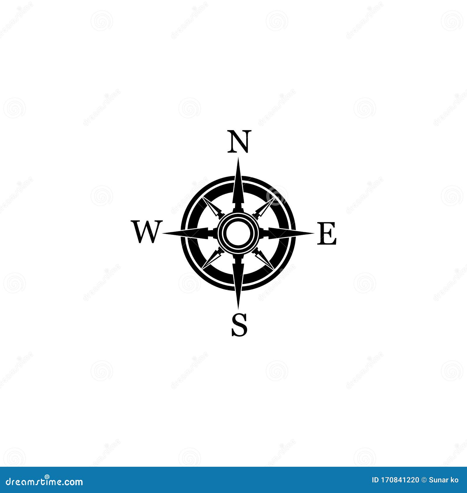 compass icon  on background.modern flat compass pictogram,business,marketing,internet concept.trendy simple  