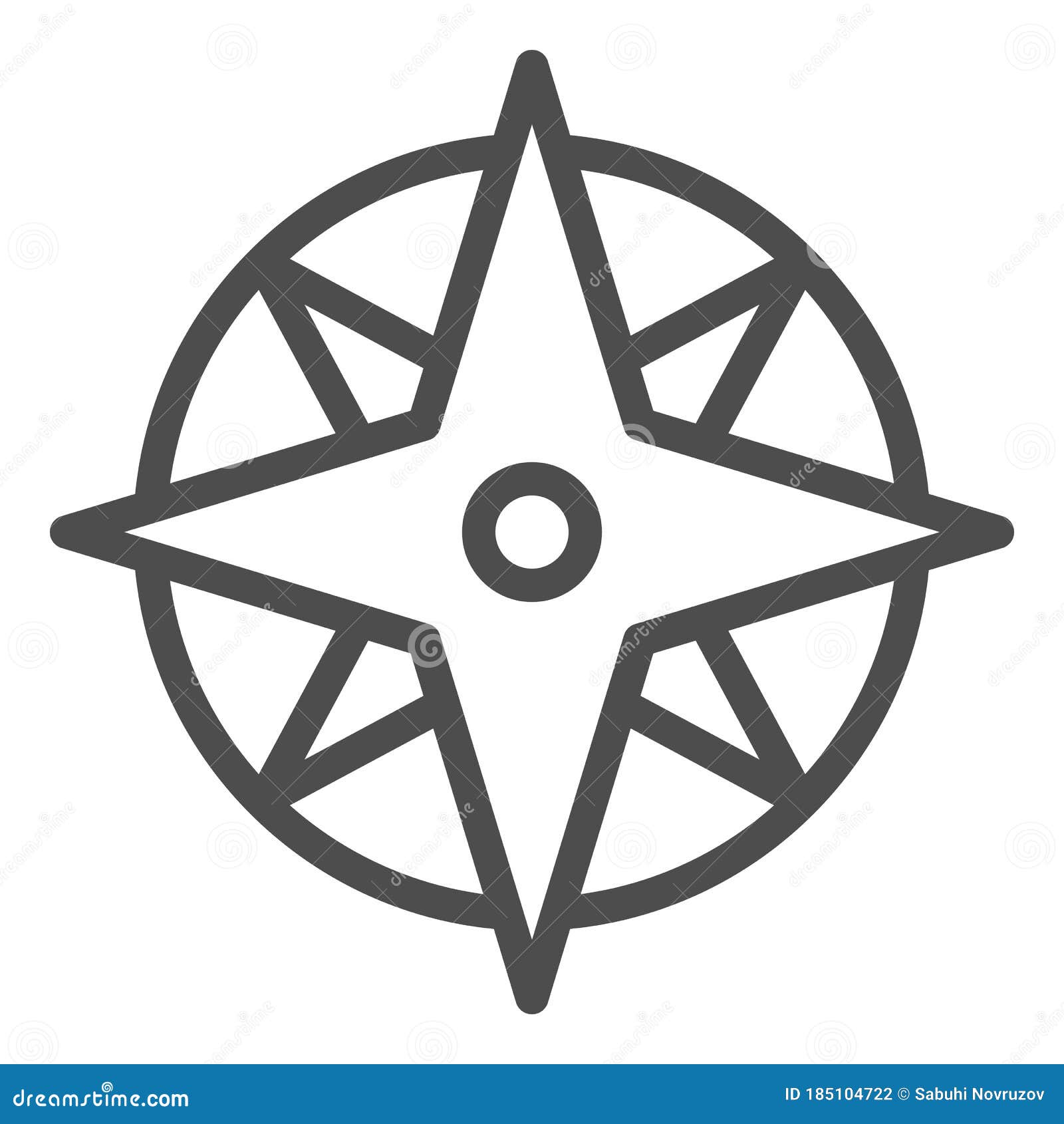 Compass sign in outlet