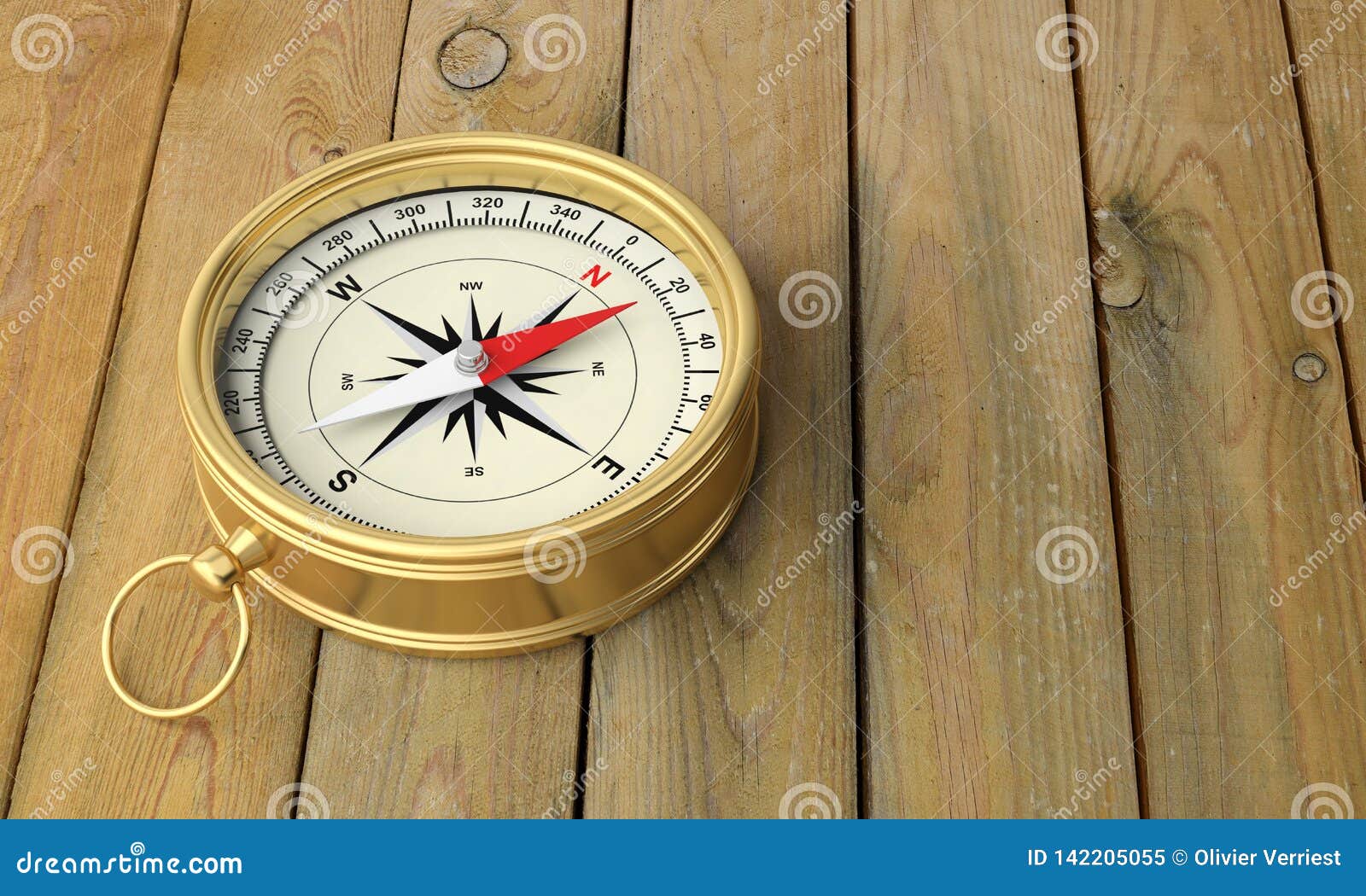 Compass North South East West Direction Stock Illustration