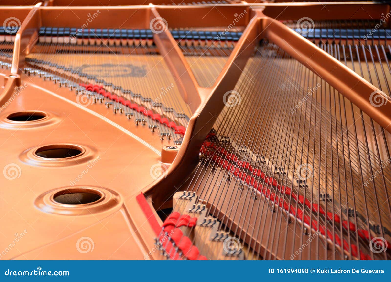 compenents inside a grand piano