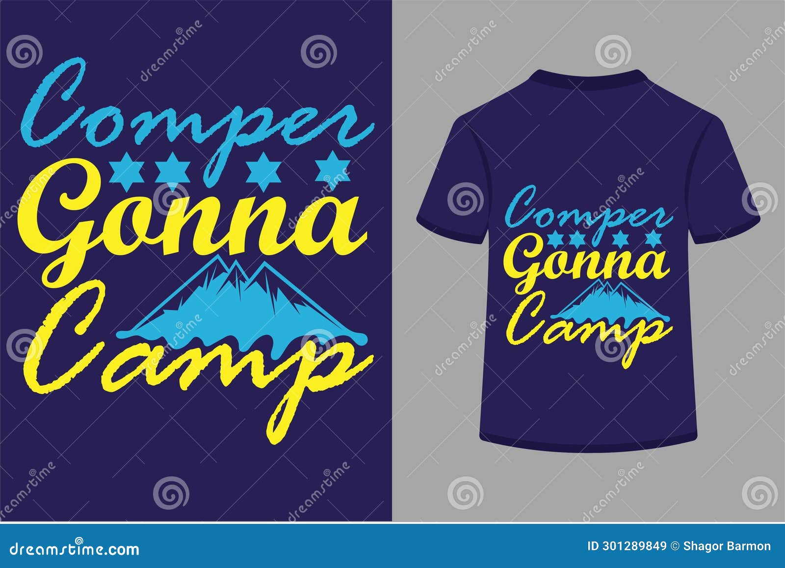 about comper gonna camp t-shirt 