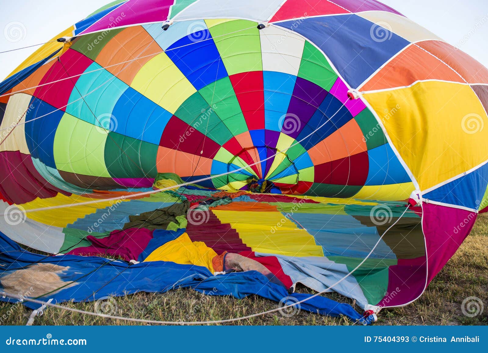 Competencia De Globos En Italia Imagen de archivo Imagen de