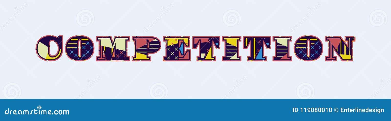 Competition Concept Word Art Illustration Stock Vector - Illustration