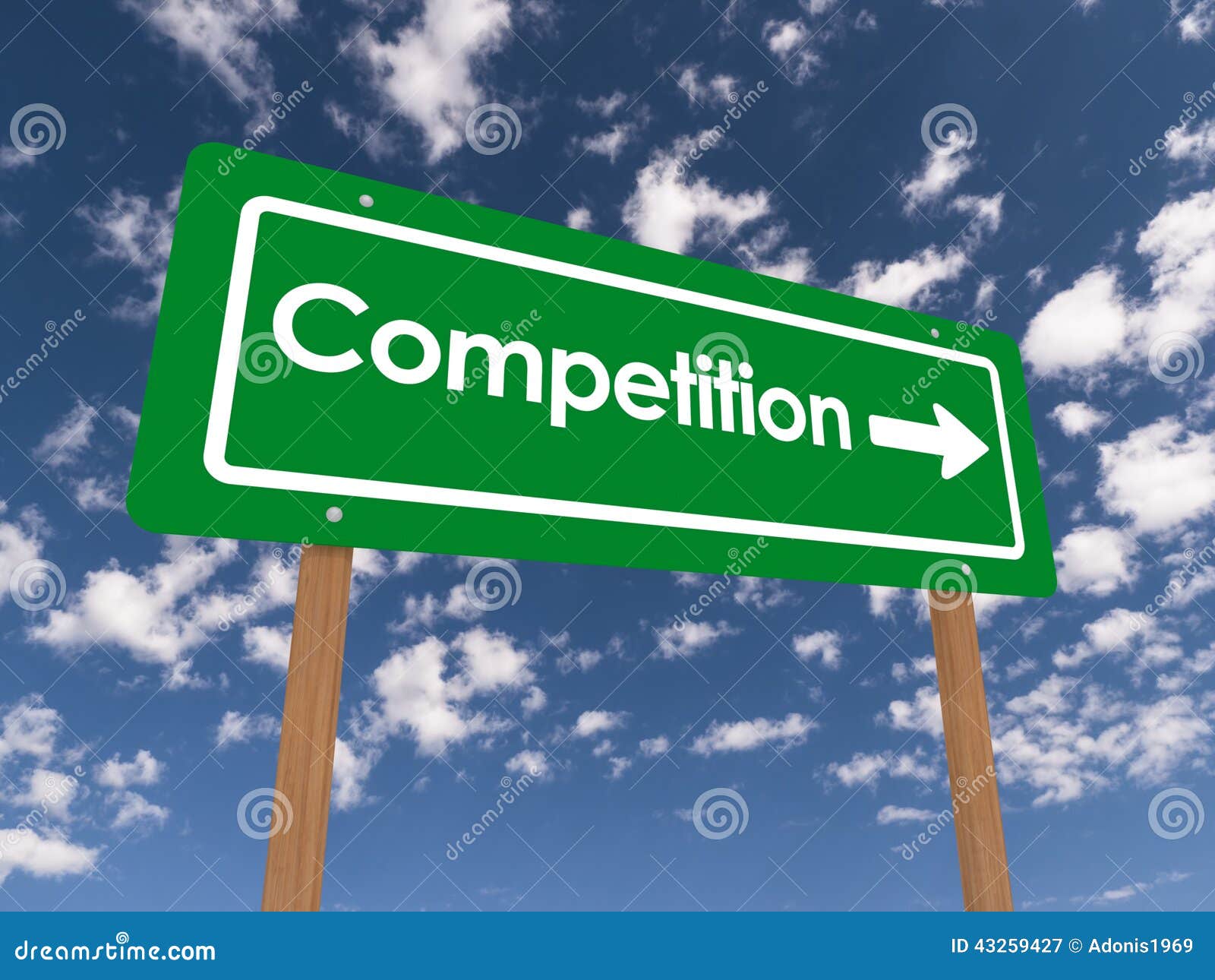 competition sign