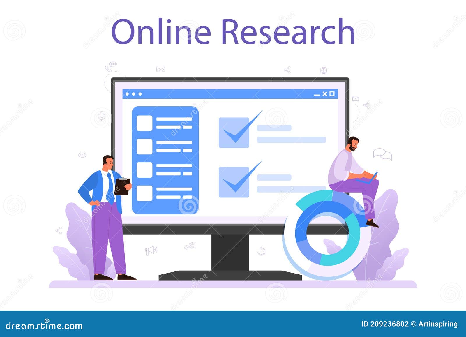 Competitor Analysis Online Service or Platform. Market Research Stock