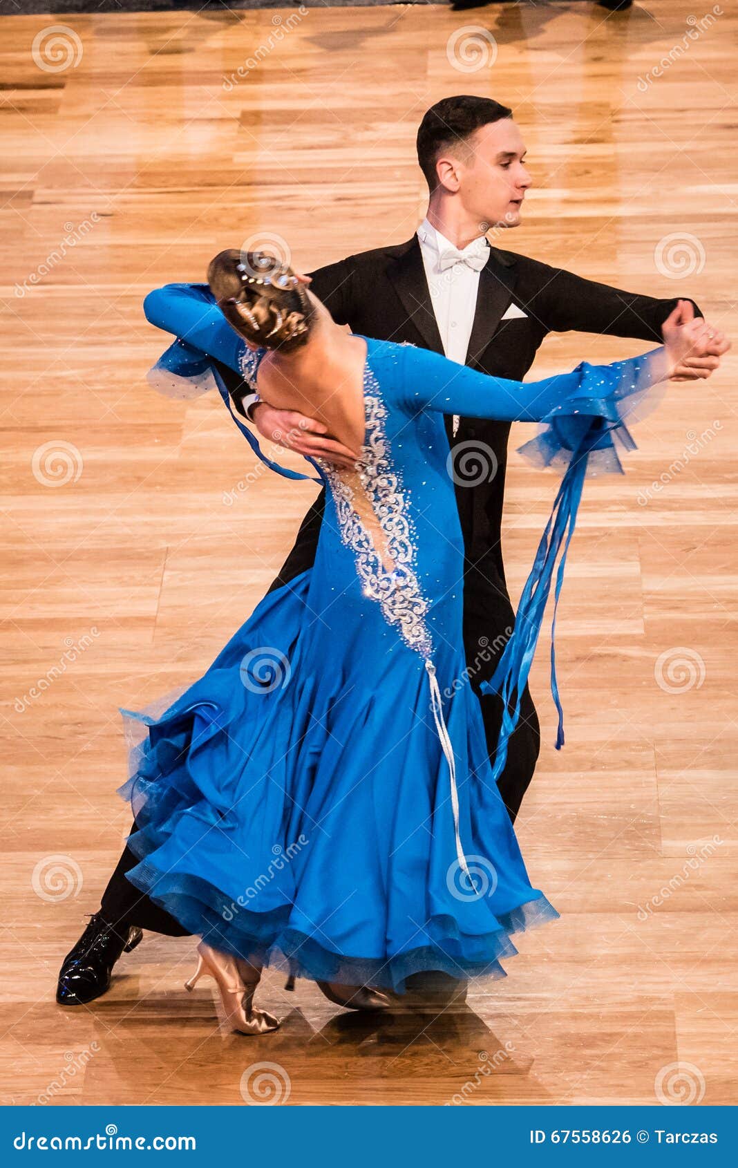 Competitors Dancing Slow Waltz or Tango Editorial Photo - Image of ...