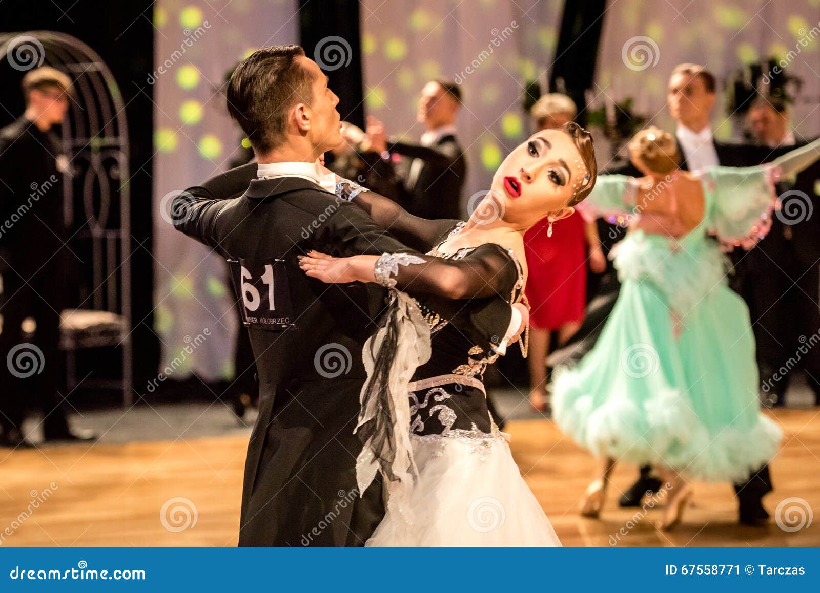 Competitors Dancing Slow Waltz or Tango Editorial Photo - Image of ...