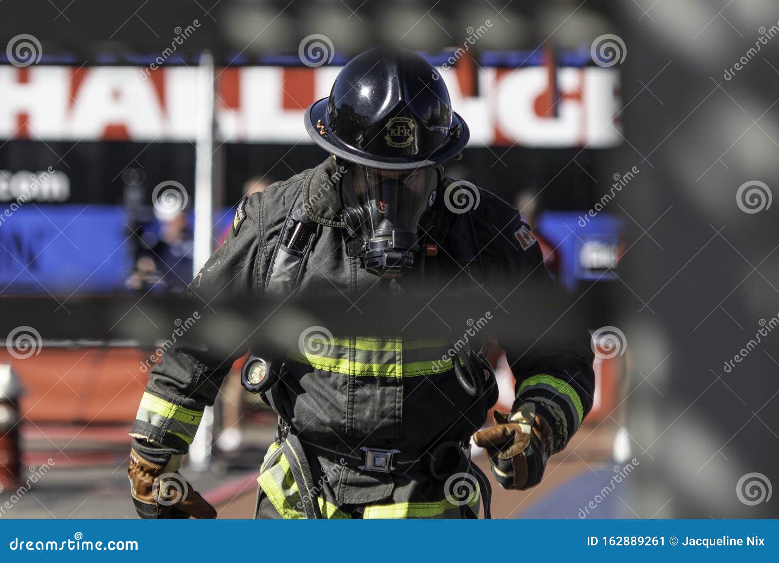 Competitors in 3M Scott Firefighter Combat Challenge12 Editorial Photo