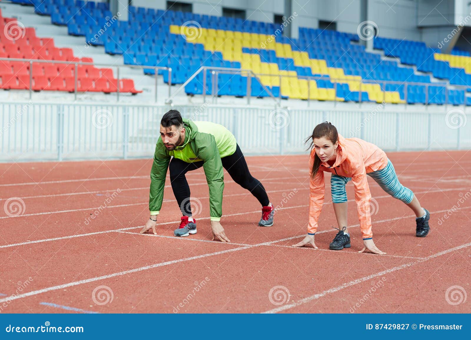 Competitors in Running Sport Stock Image Image of sprint, work 87429827