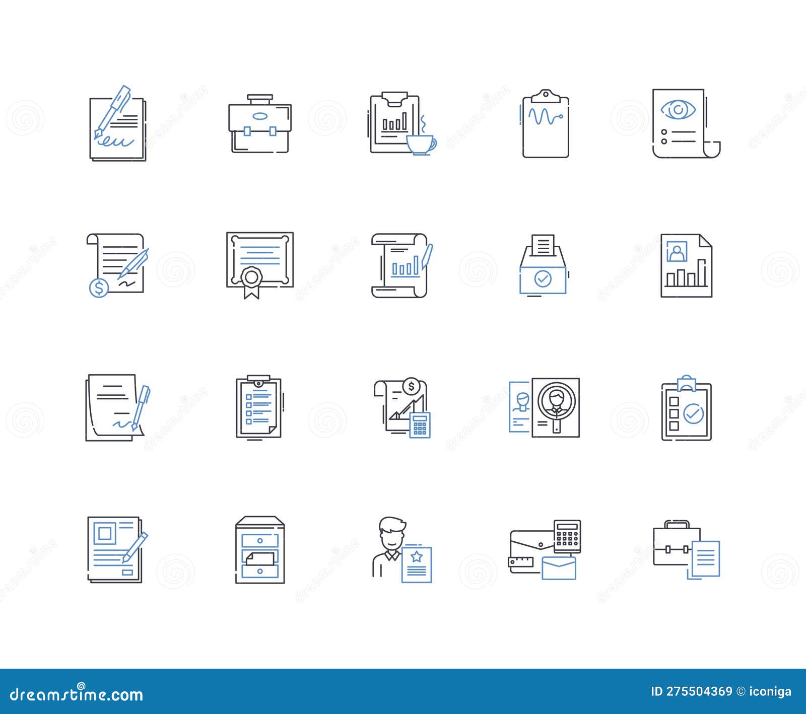 compilations and forms line icons collection. aggregates, assemblages, bundles, collections, combos, composites