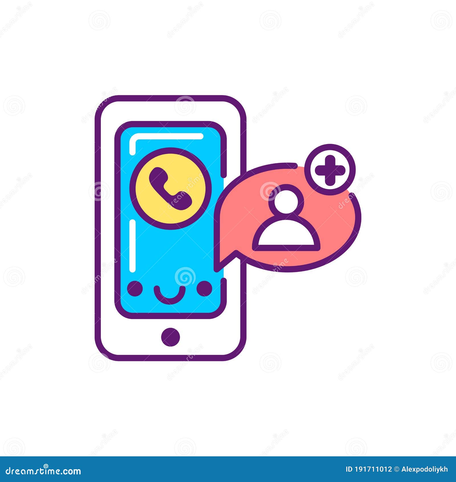 compiling a contact database line color icon. event management. sign for web page, mobile app, button, logo.  