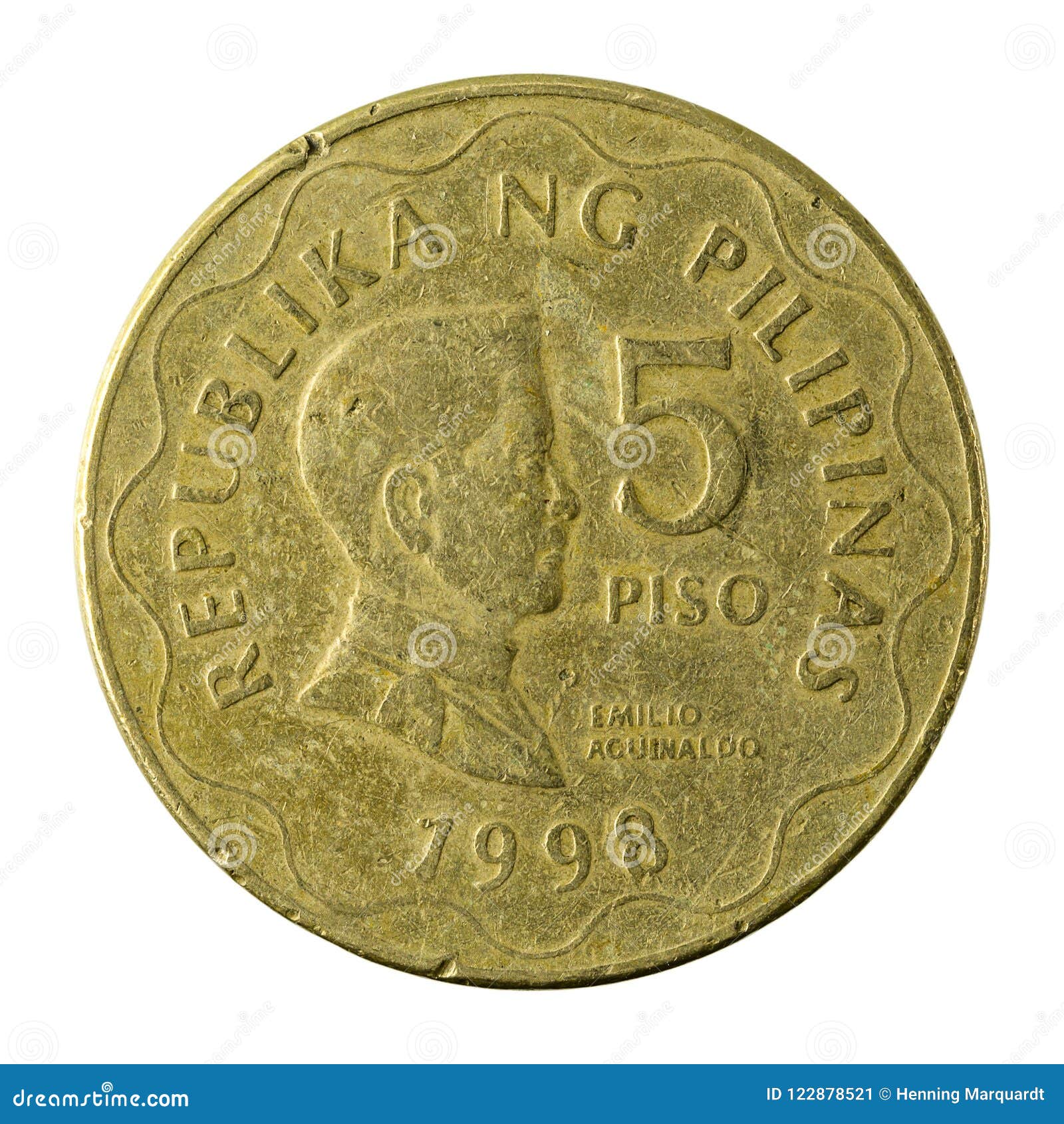5 Complemento Della Moneta 1998 Del Peso Filippino Immagine Stock 5-complemento-della-moneta-1998-del-peso-filippino-immagine-stock