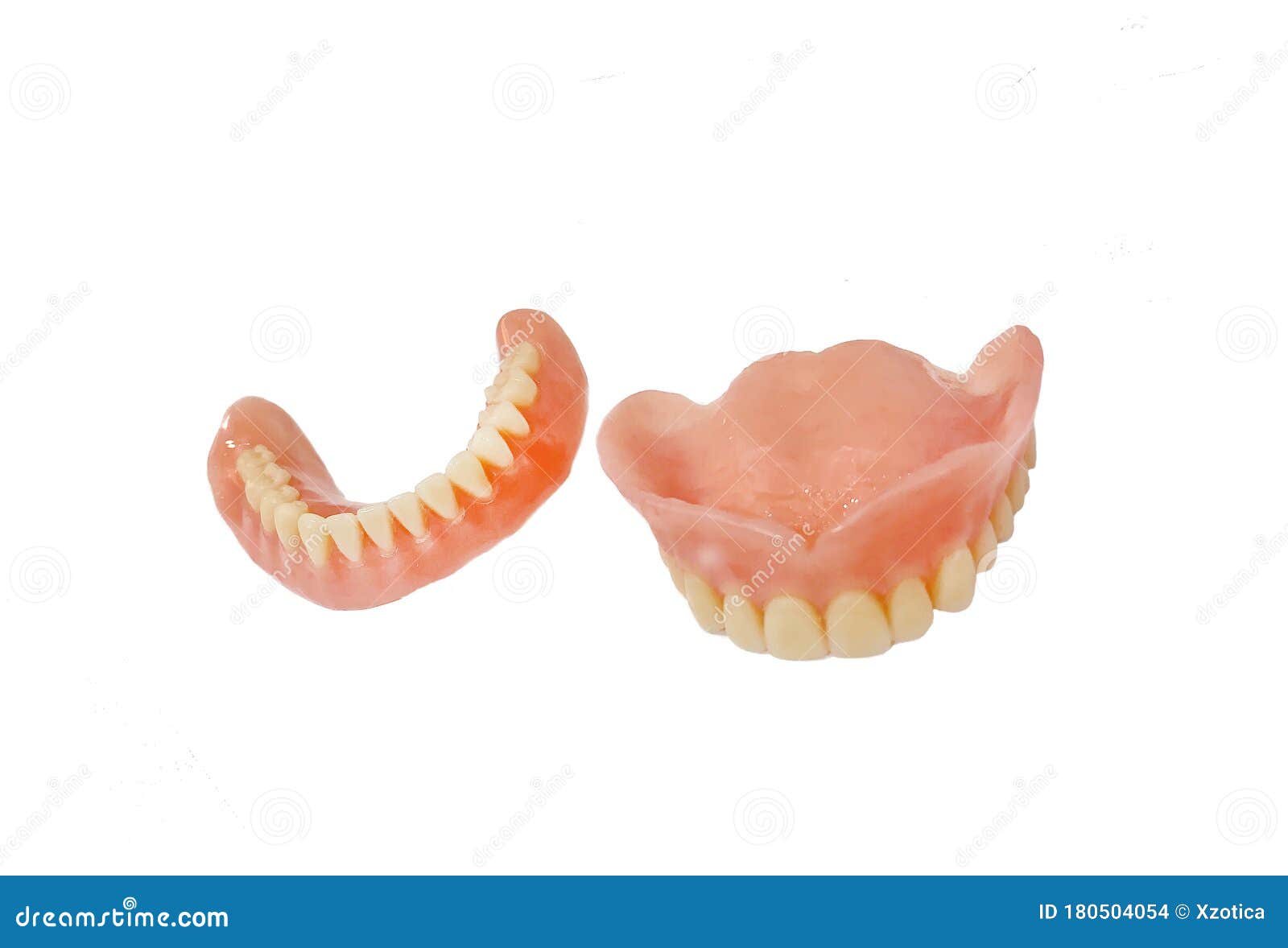 Complete Full Dentures Isolated on White Background Stock Photo Image of human, denture 180504054