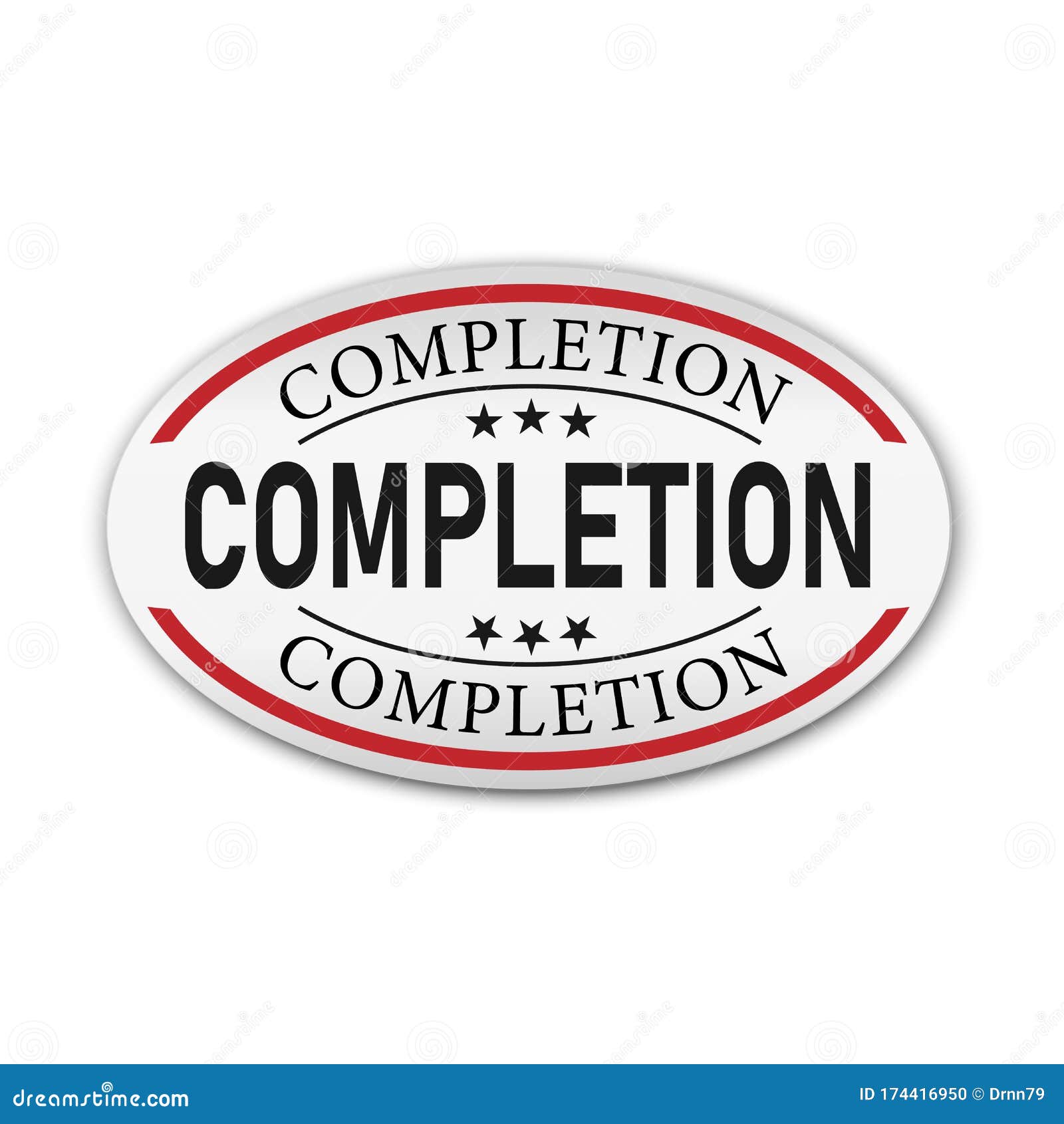 completion-sticker-vector-illustration-on-a-white-background-stock