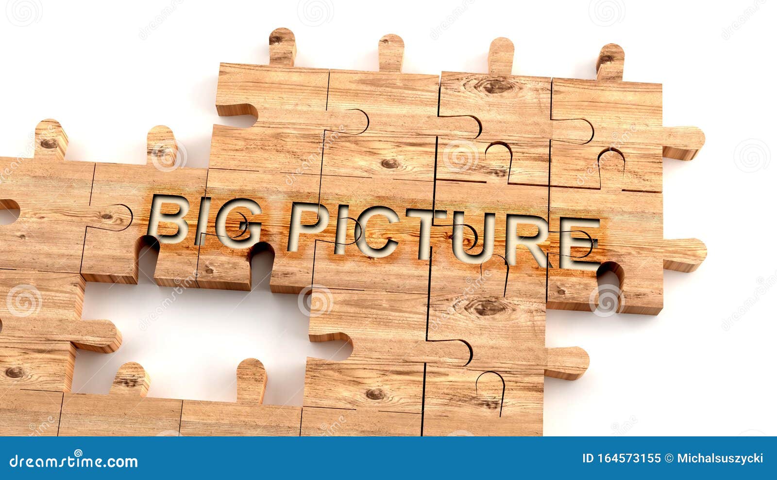 Complex And Confusing Big Picture Learn Complicated Hard And Difficult Concept Of Big Picture Pictured As Pieces Of A Wooden Stock Illustration Illustration Of Educate Improve 164573155