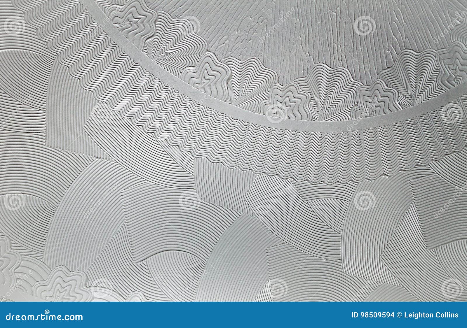 Complex Interwoven Artex Patterns Stock Photo Image Of Ceiling