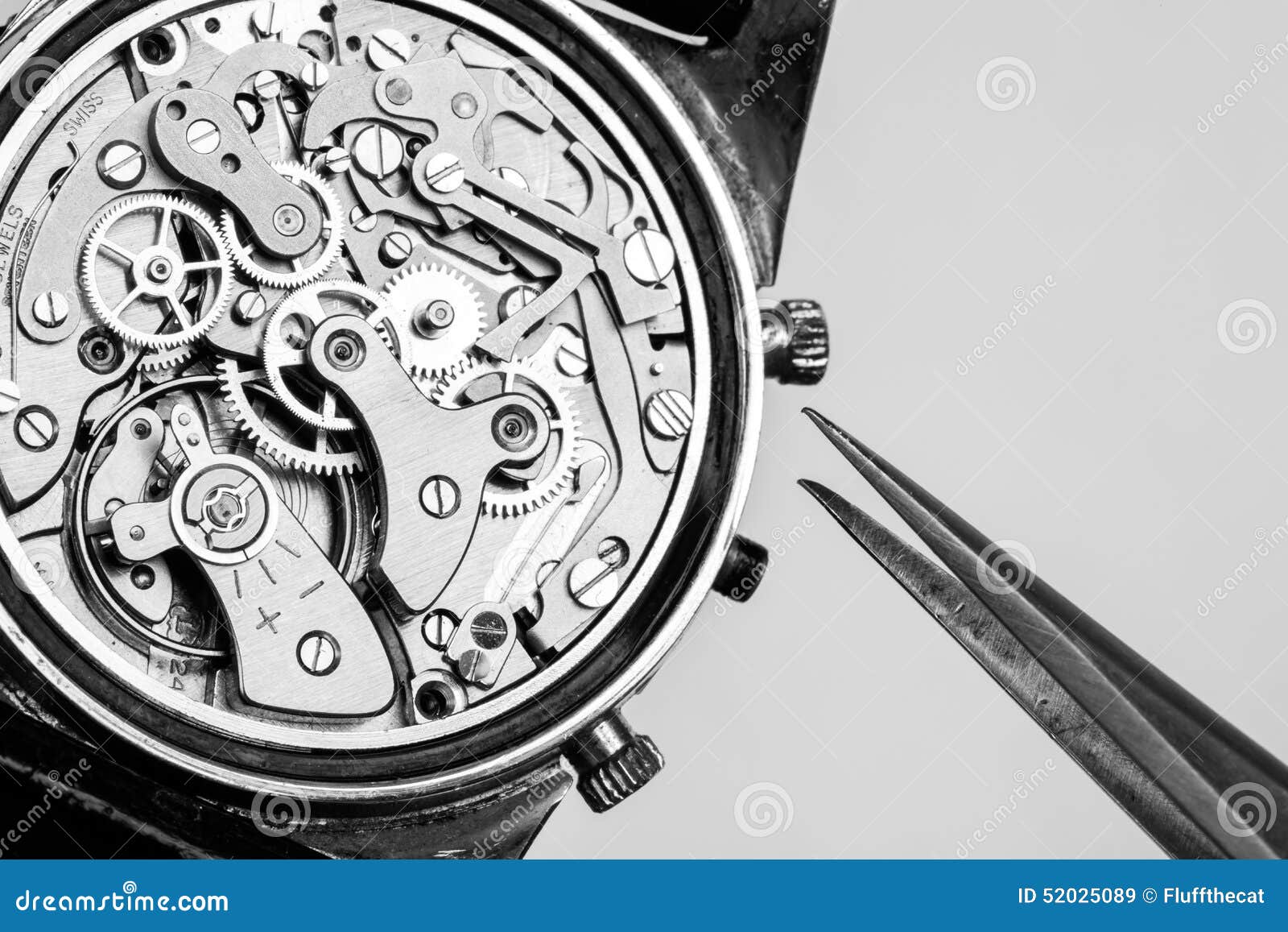 complex watch movement for repair