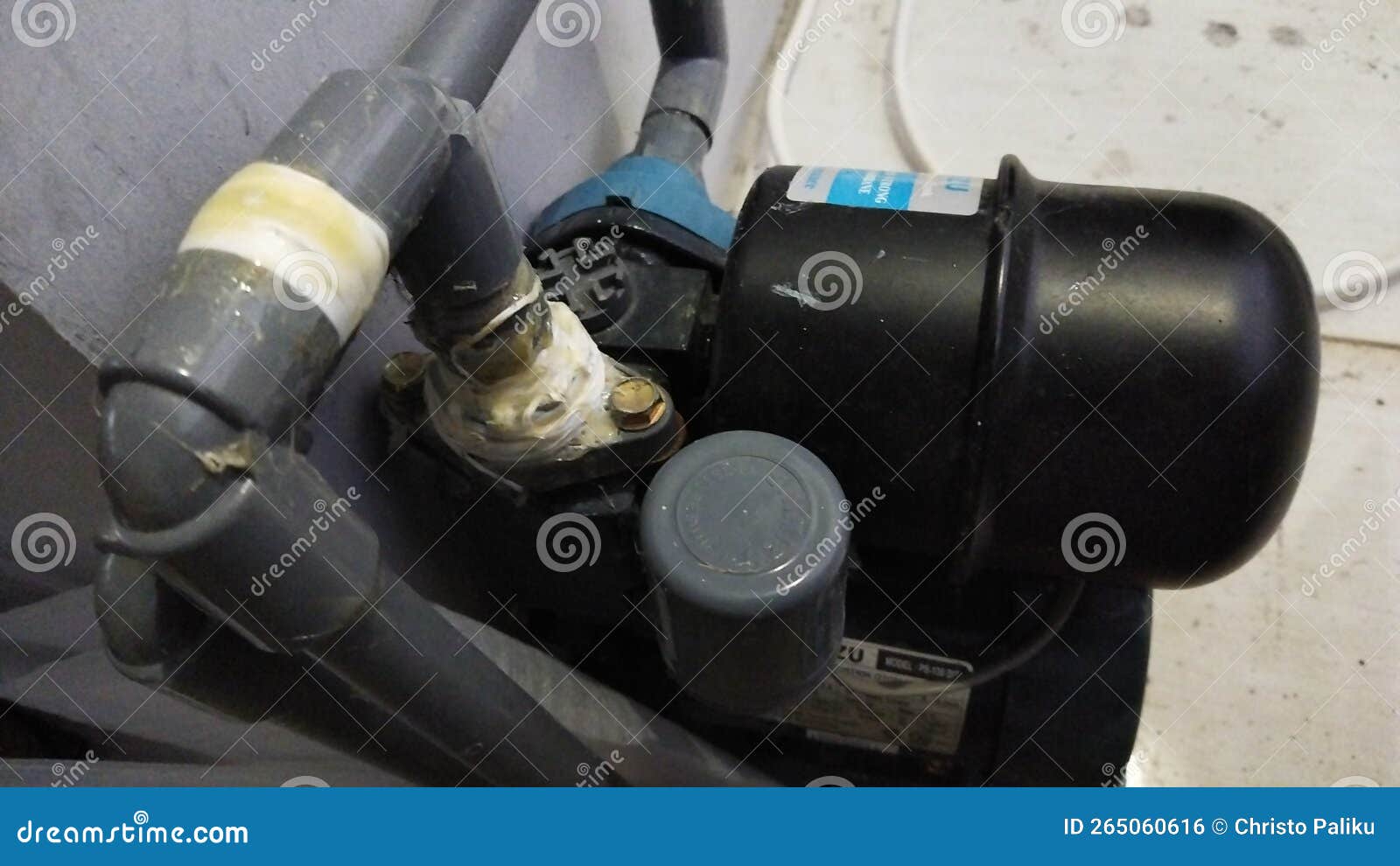 Complicated Water Pump Installation Stock Photo Image of electronics