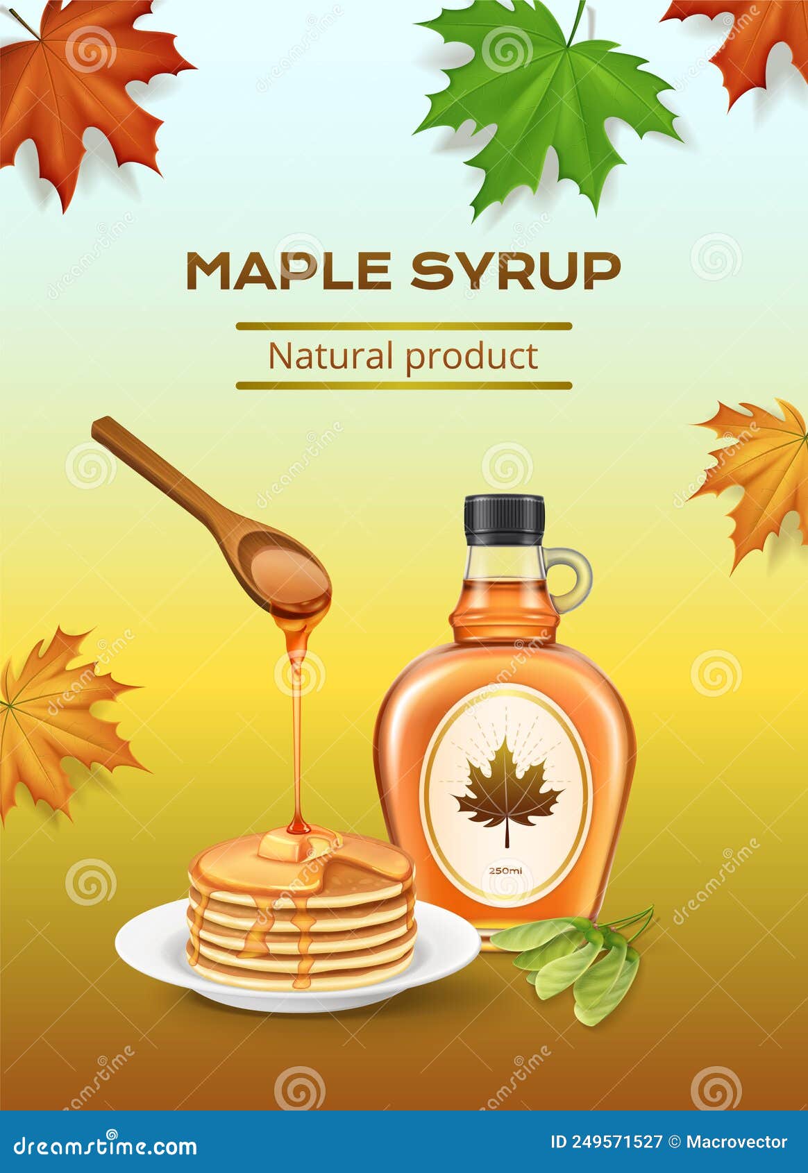 Xarope de Bordo Maple Syrup - Original Waffle