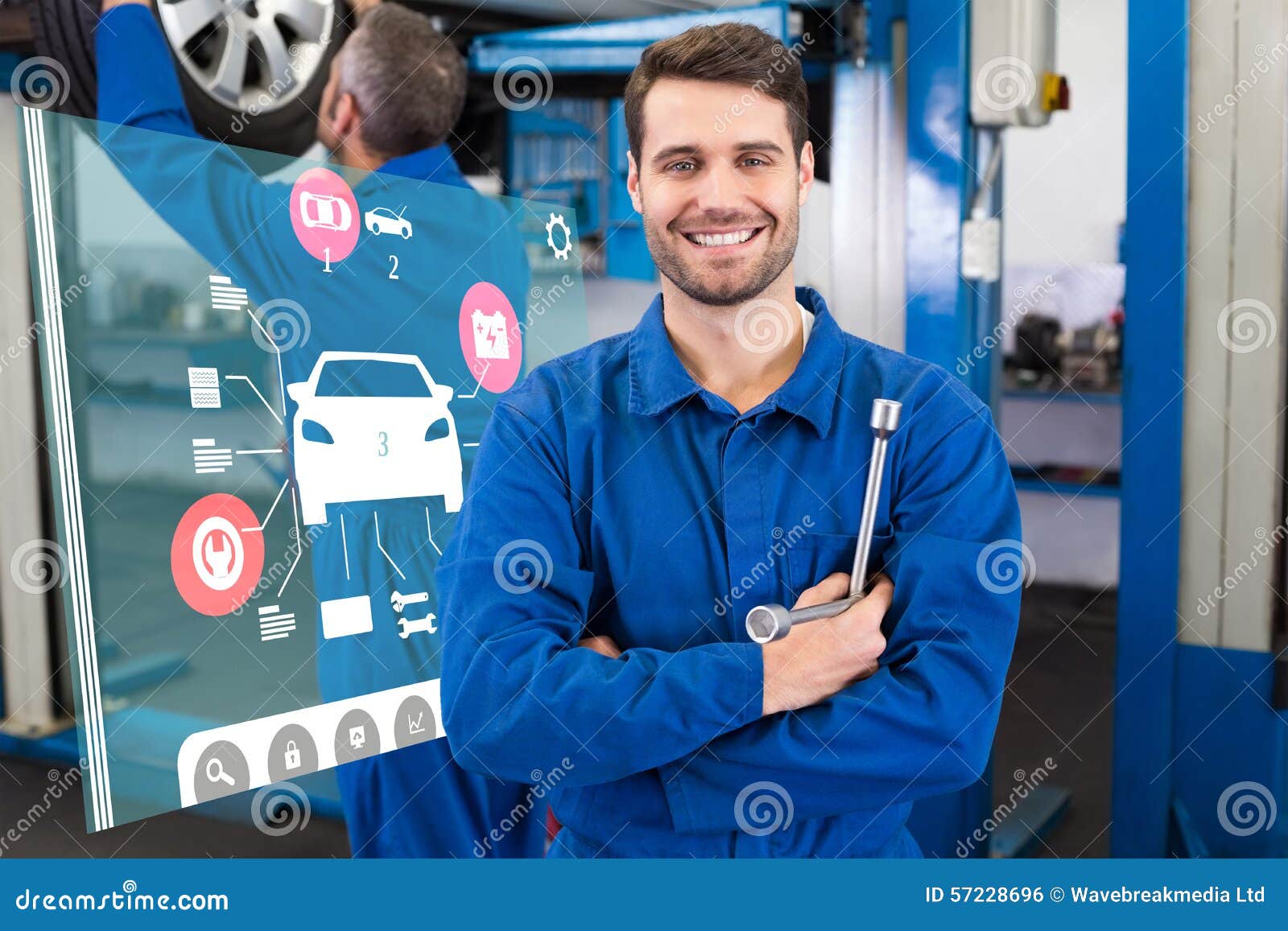 Composite Image of Engineering Interface Stock Photo Image of digital, adult 57228696