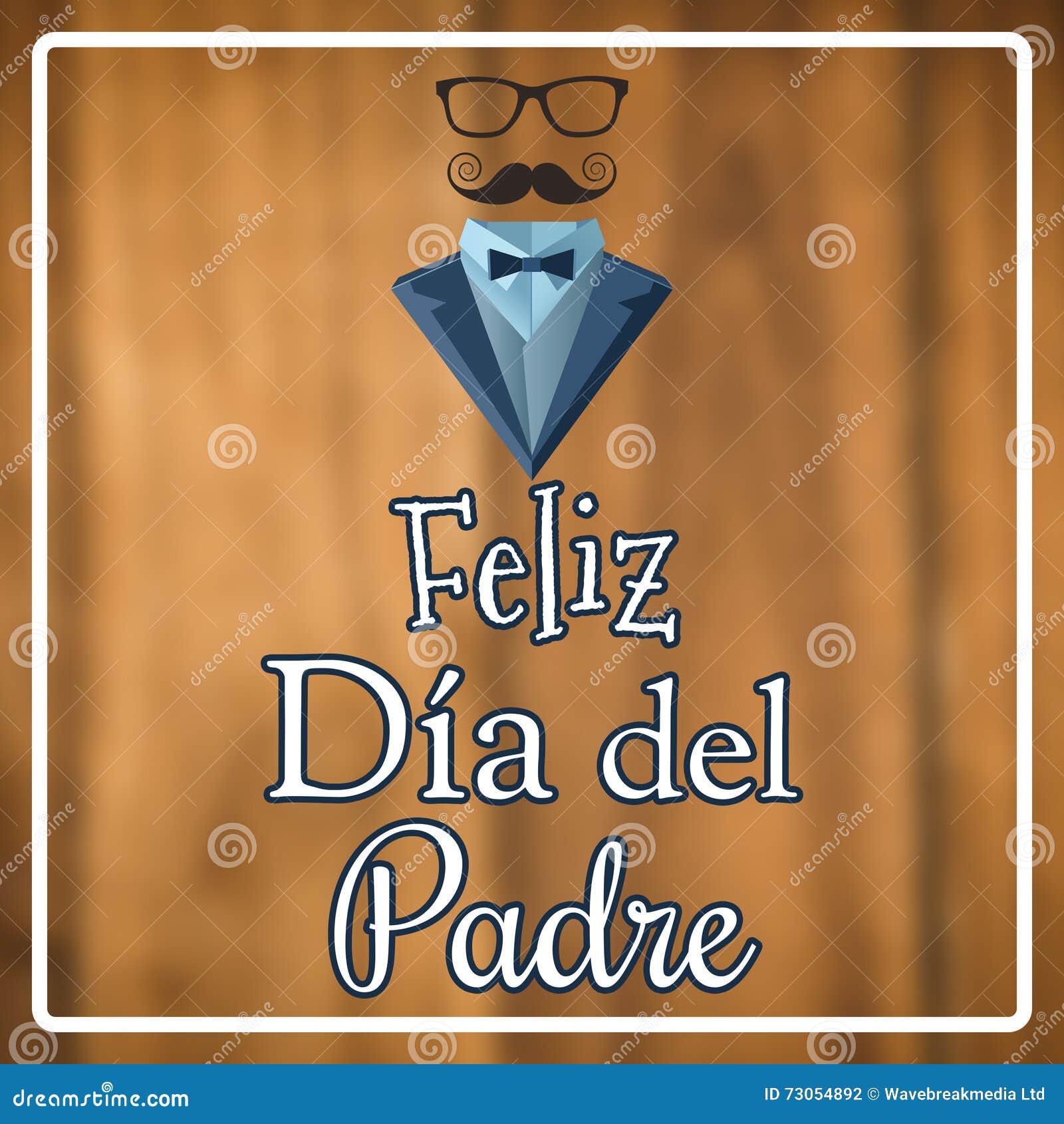 Composite Image of Feliz Dia Del Padre Stock Illustration - Illustration of  cool, spanish: 73054892