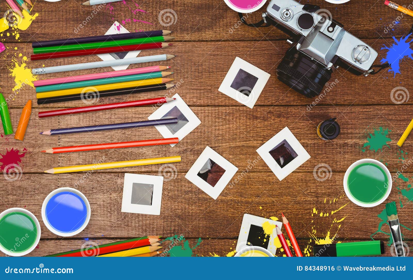 Composite Image of Frame of Art Supply Stock Photo Image of financial