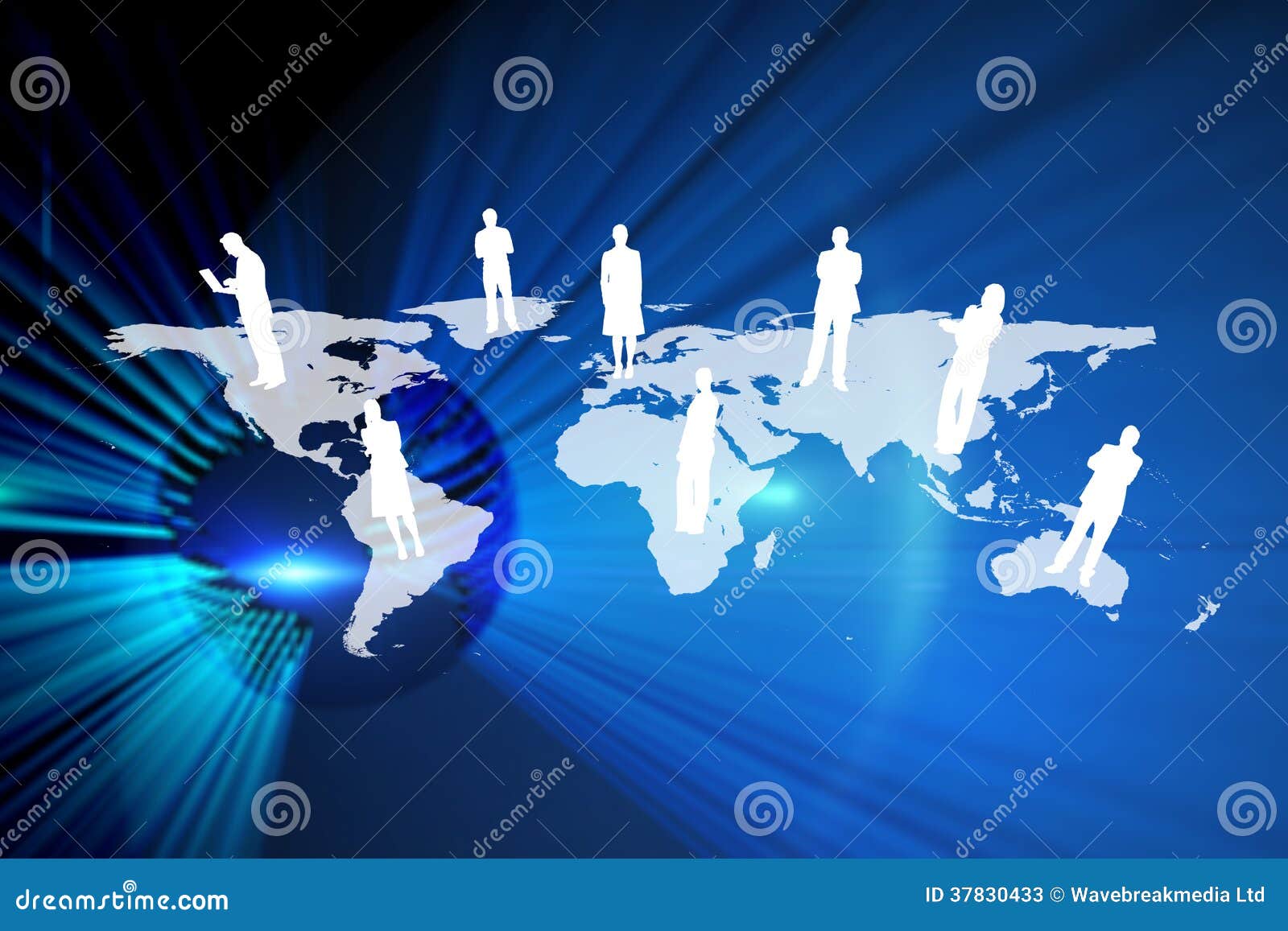 Composite Image of International Community Stock Illustration ...