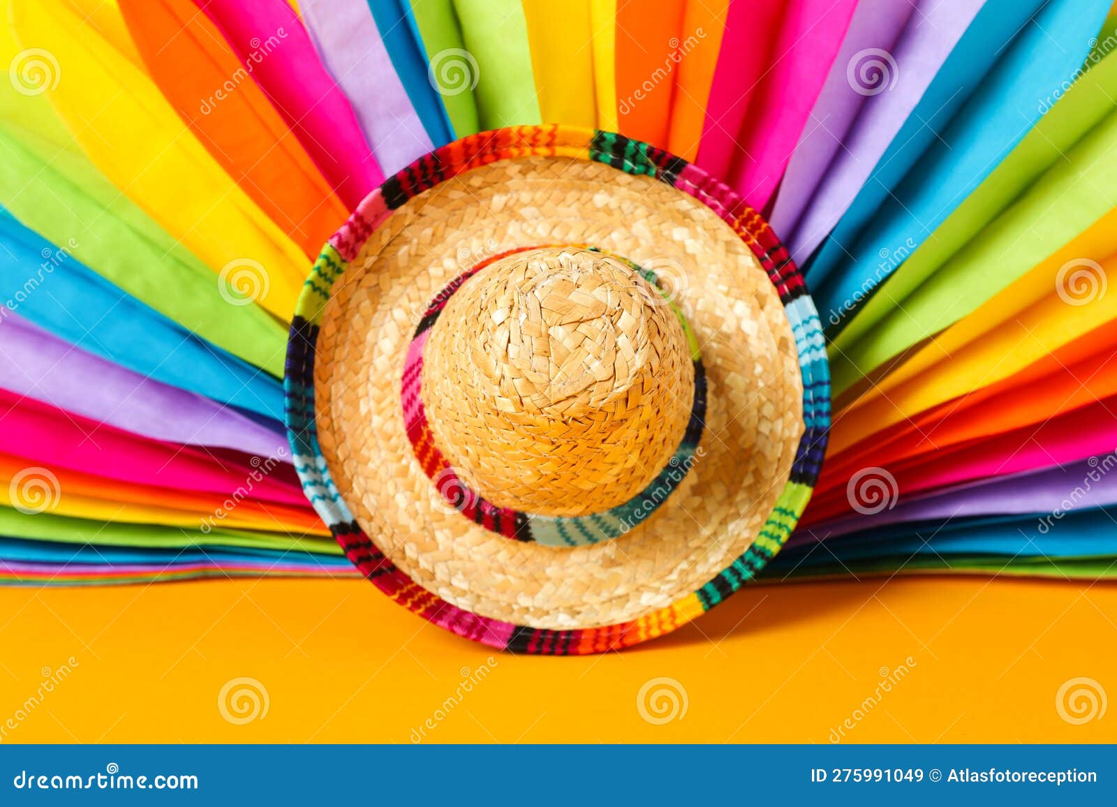 Composition for Cinco De Mayo Mexican National Holiday Stock Image