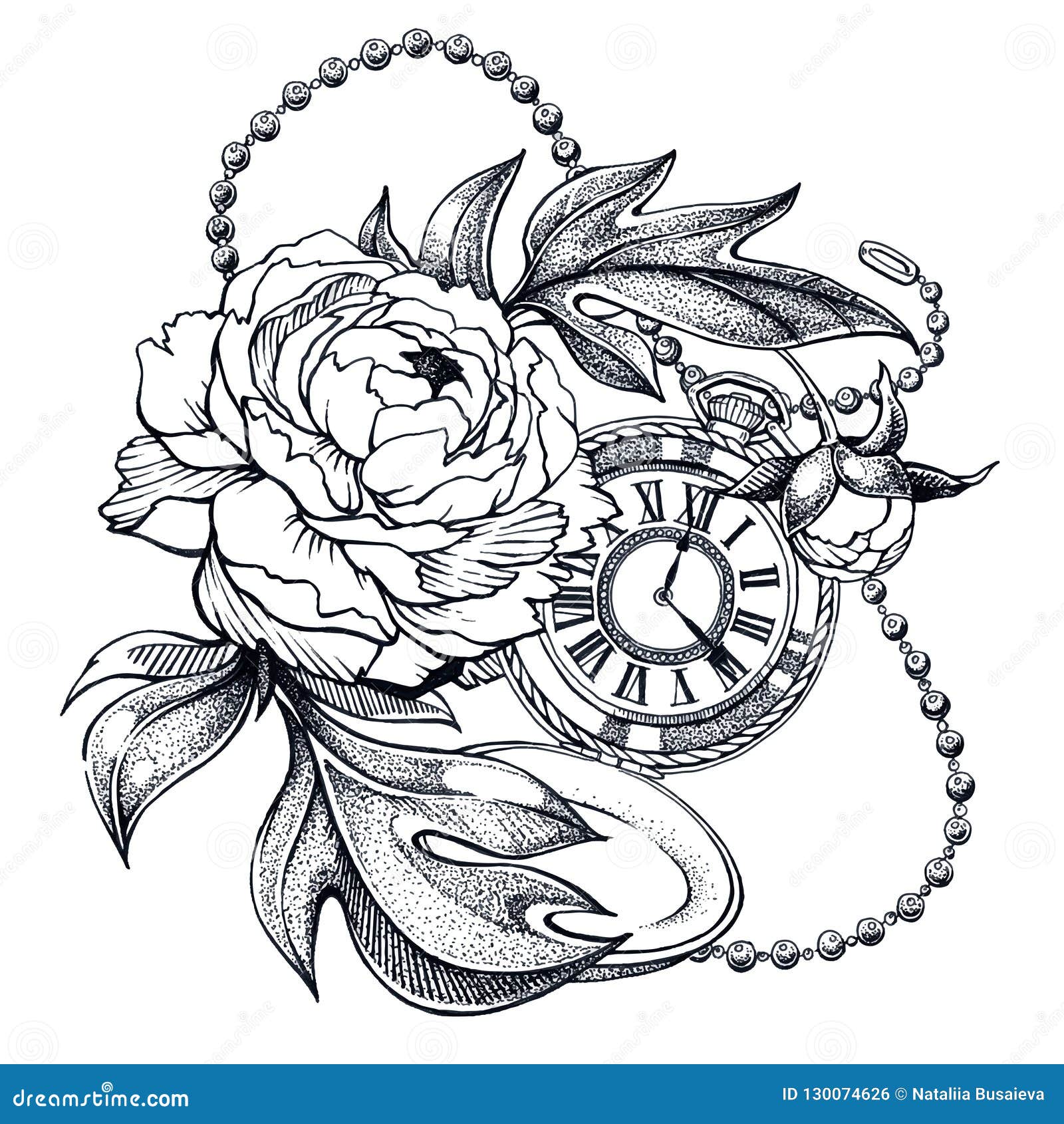 Buy Pocket Watch and Roses Tattoo Designs, Tattoo Flash Sheet, Jpeg, Pocket  Watch Desings, Rose Designs Online in India - Etsy
