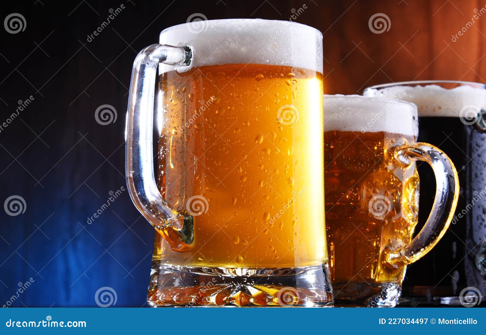 Composition with Glasses of Beer of Various Kinds Stock Image Image of bier, tavern 227034497