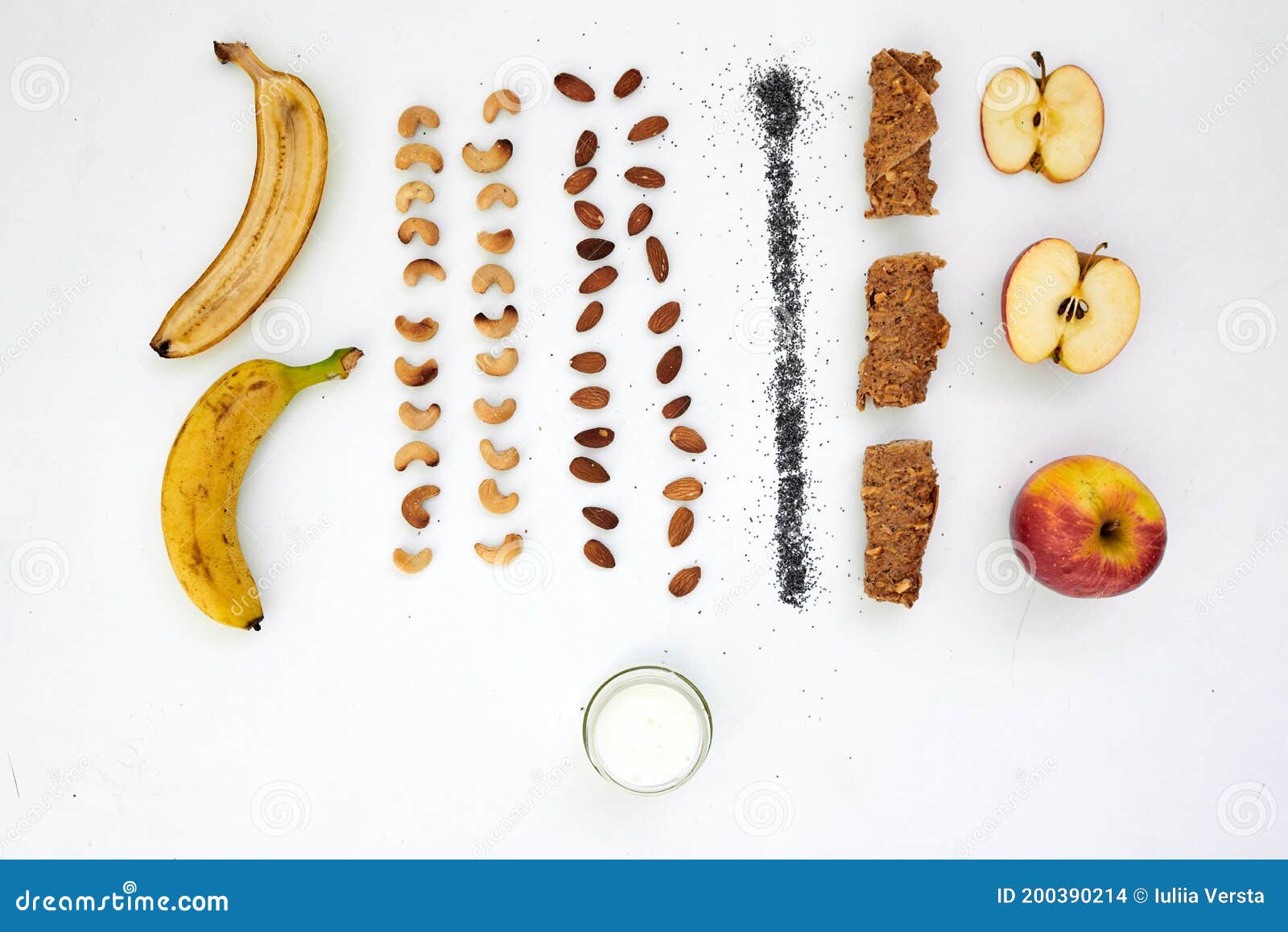 Composition of Ingredients for Making Fruit Chips and Pastilles on a