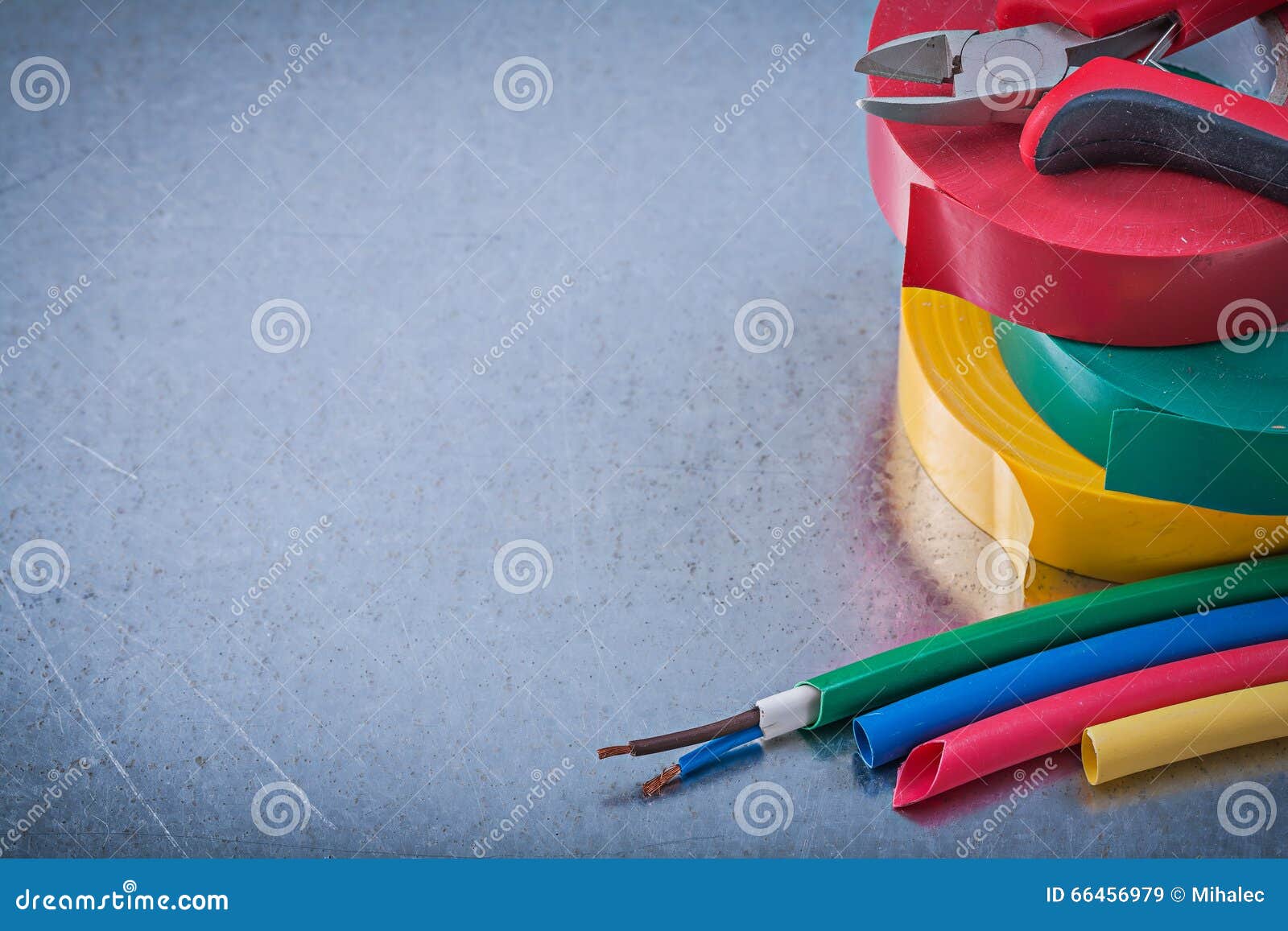 Composition of Insulating Tapes Nippers Electric Wires Construct Stock