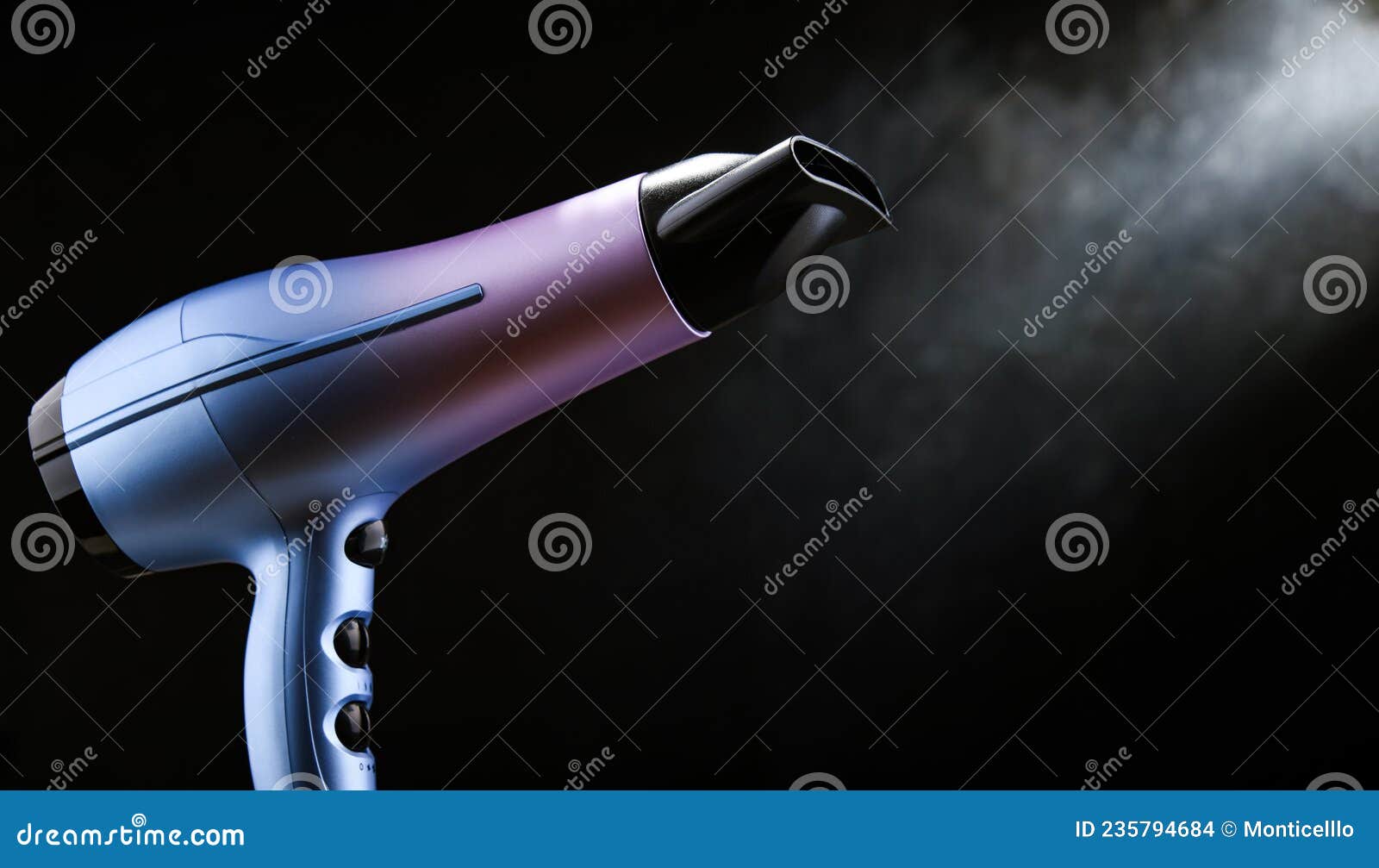 Composition with a Modern Electric Hair Dryer Stock Photo Image of
