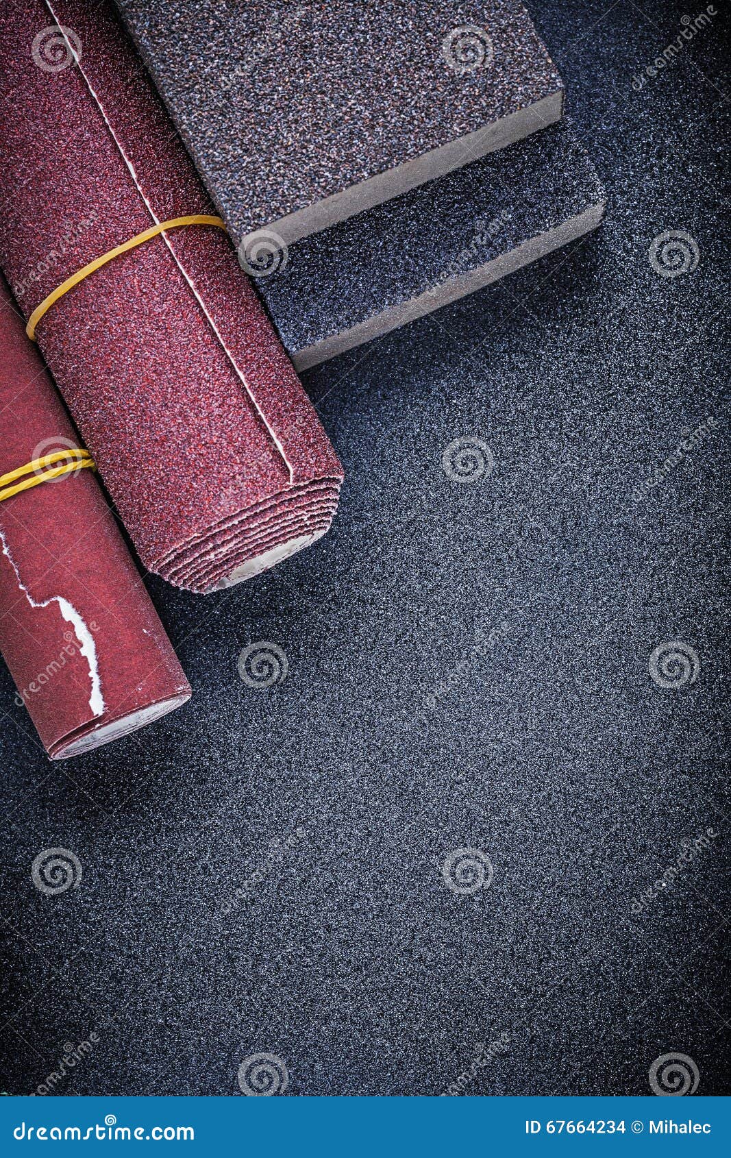 Composition of Sanding Sponges Glass Paper Abrasive Materials Stock Photo Image of rough