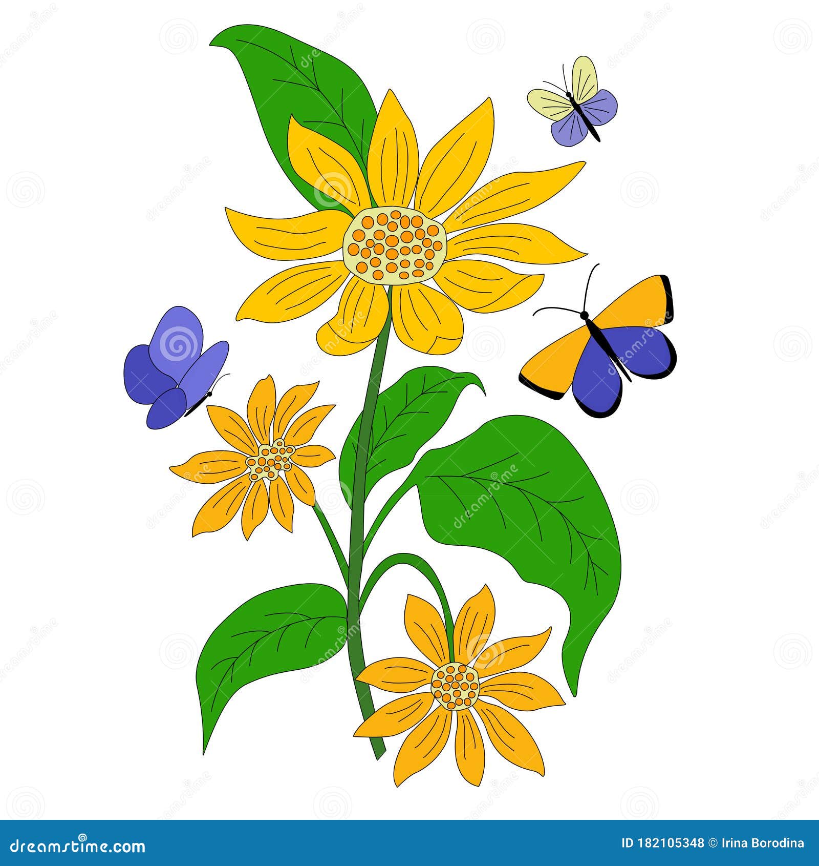 Free Free Sunflower With Butterfly Svg Free 800 SVG PNG EPS DXF File