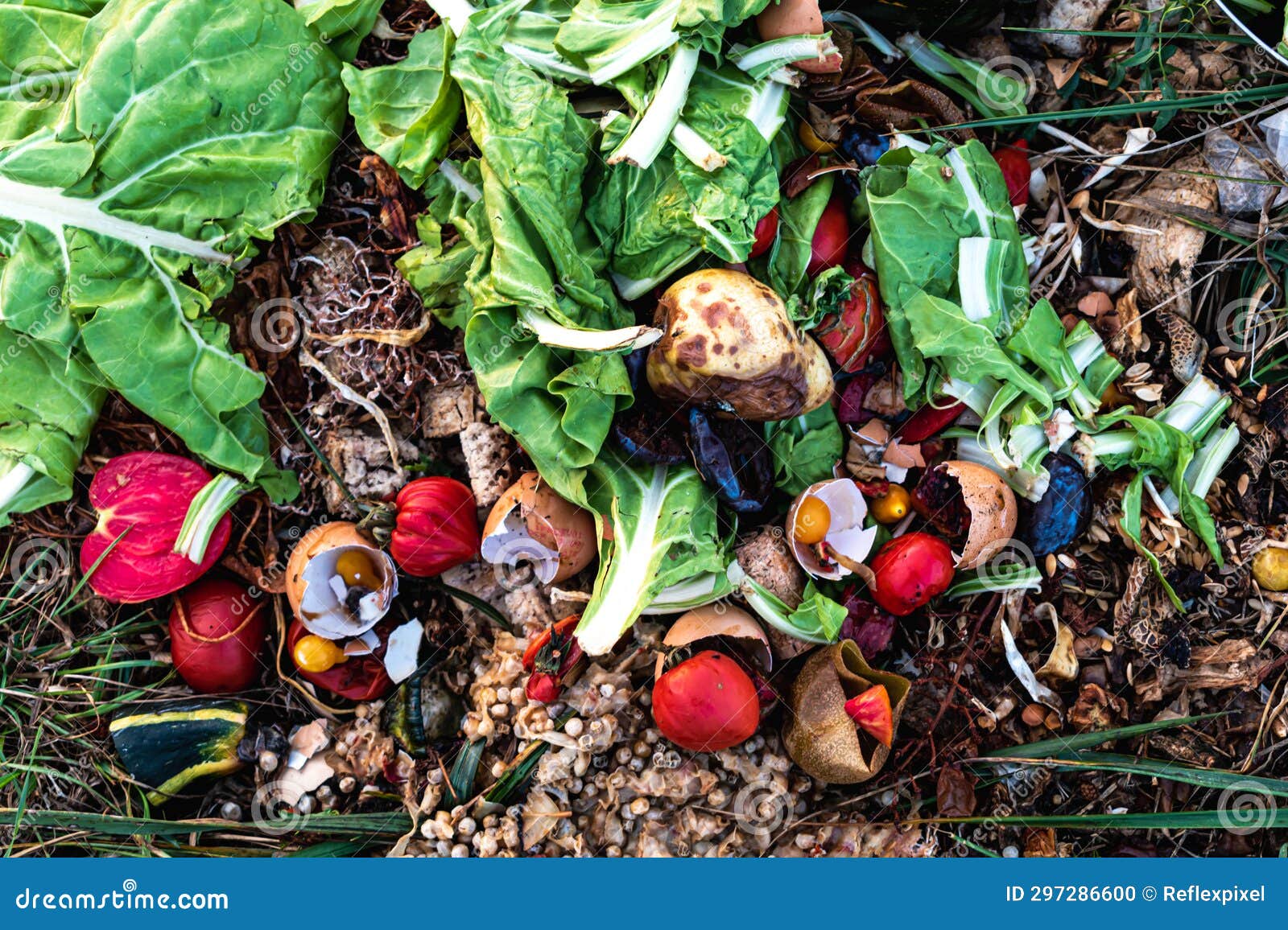 Compost Pile, Organic Waste, Biodegradable Waste Like