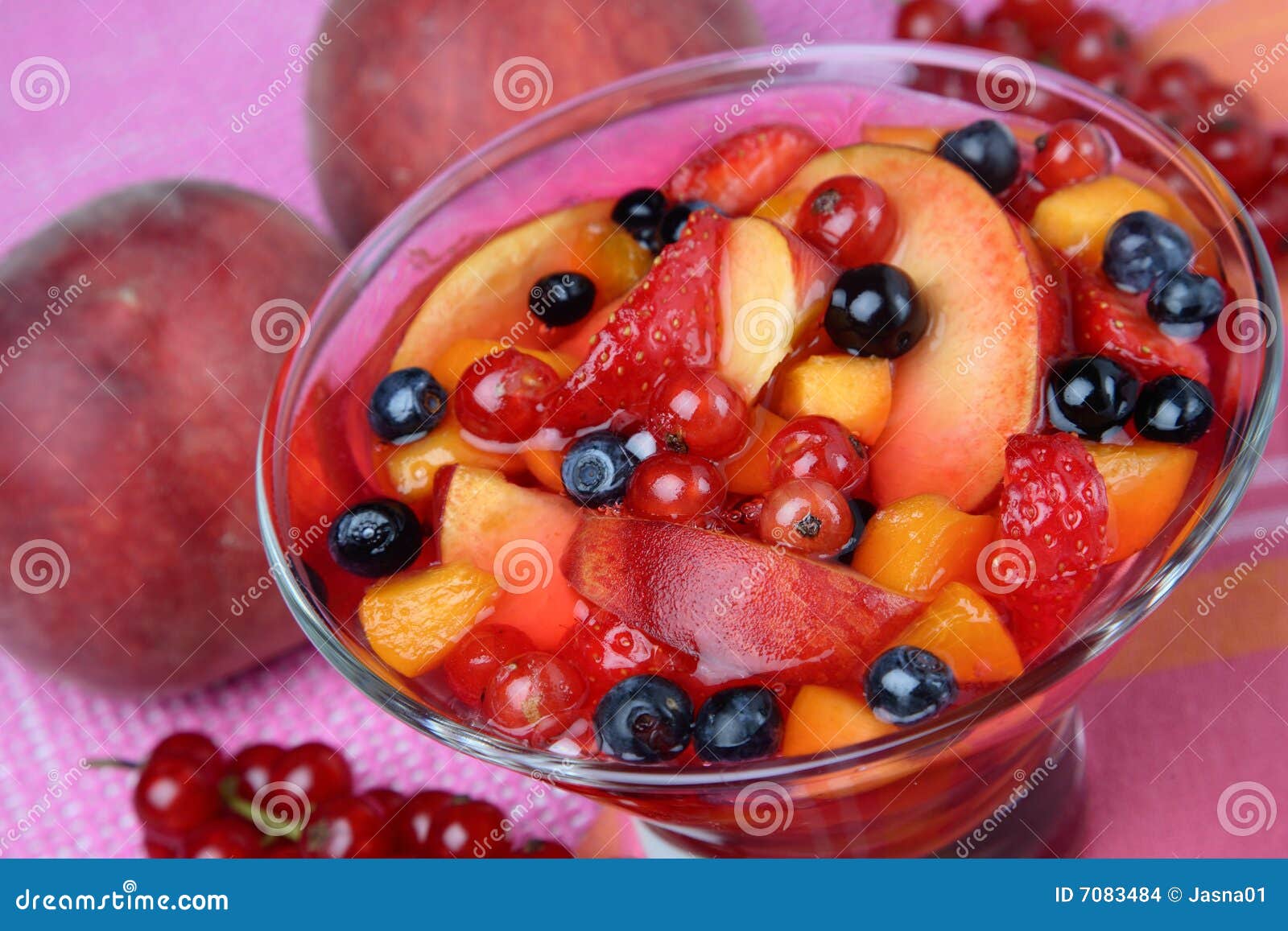 Compote with fruit stock photo. Image of food, blueberry 7083484