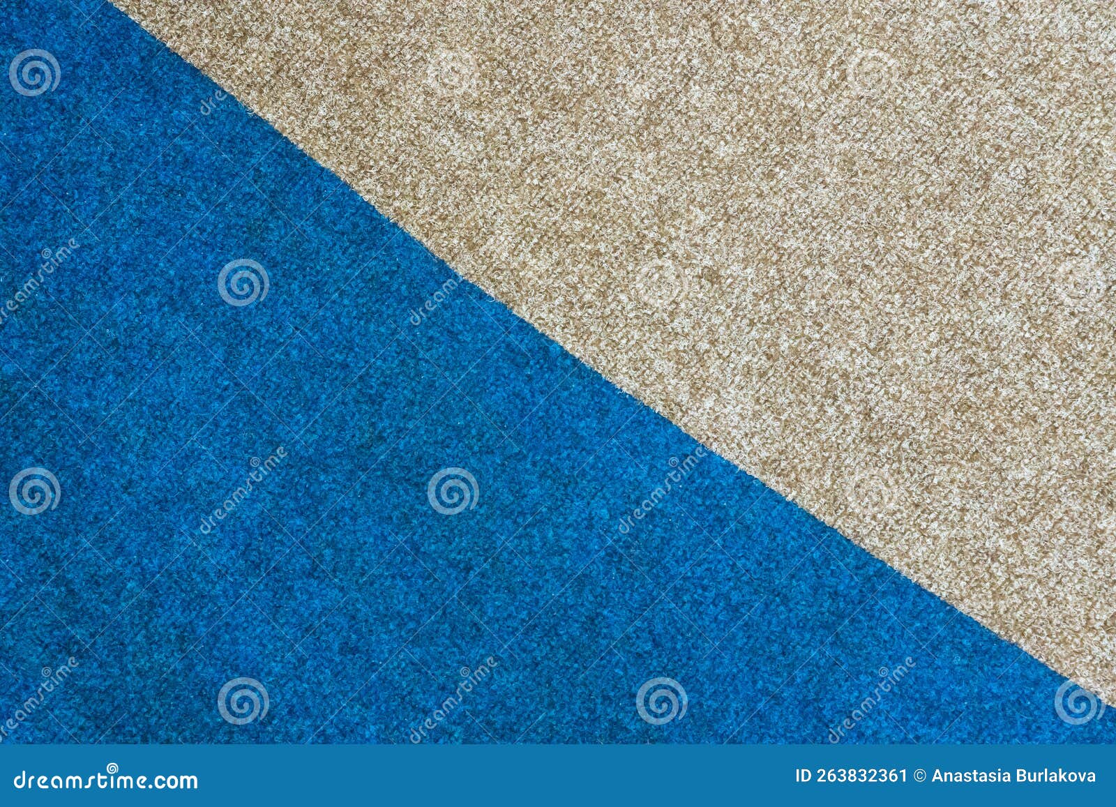 Compound Two Colors Blue and Gray of Carpet Carpet Texture Background