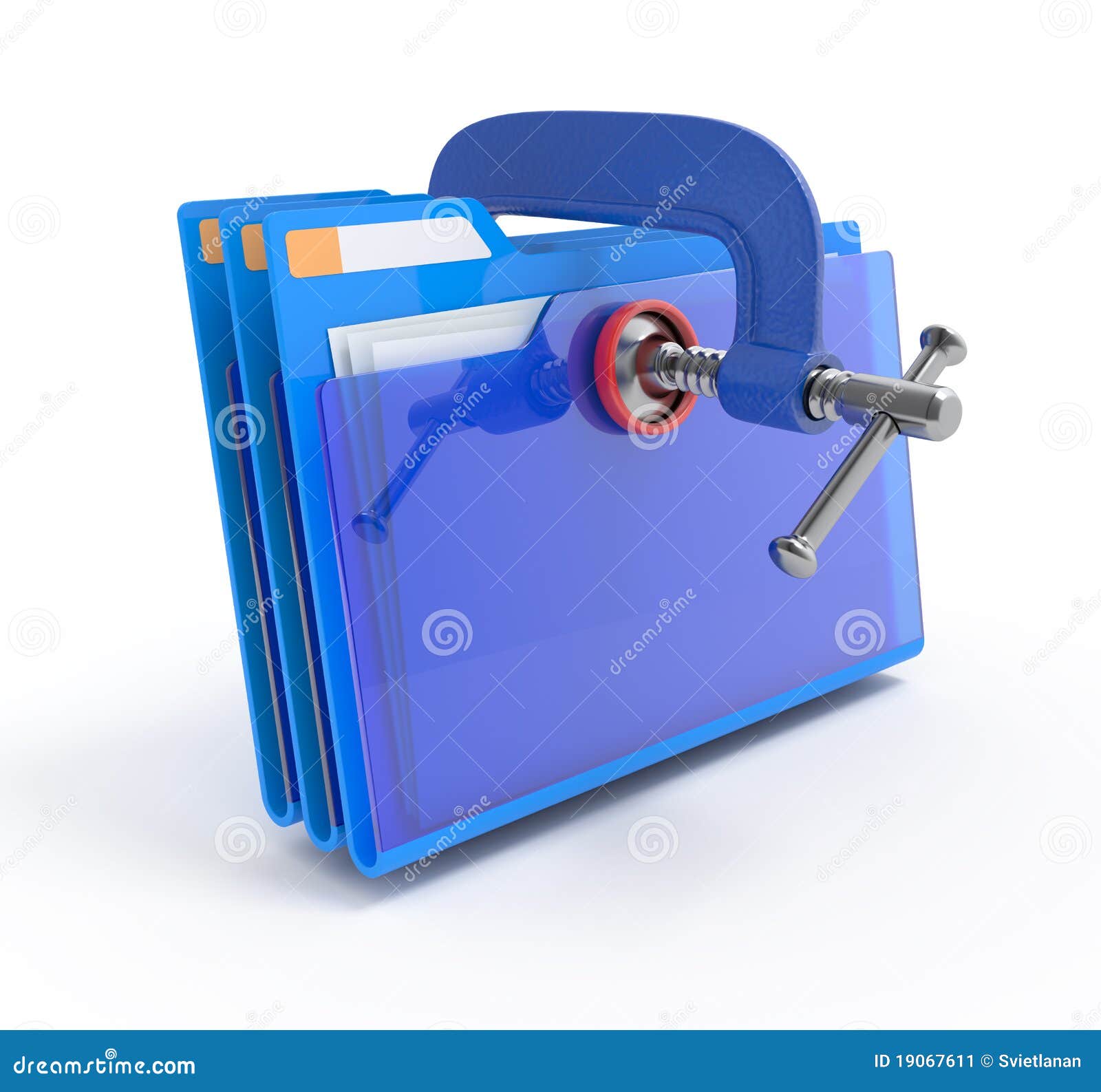 Compresión de datos. stock de ilustración. Ilustración de comprimido