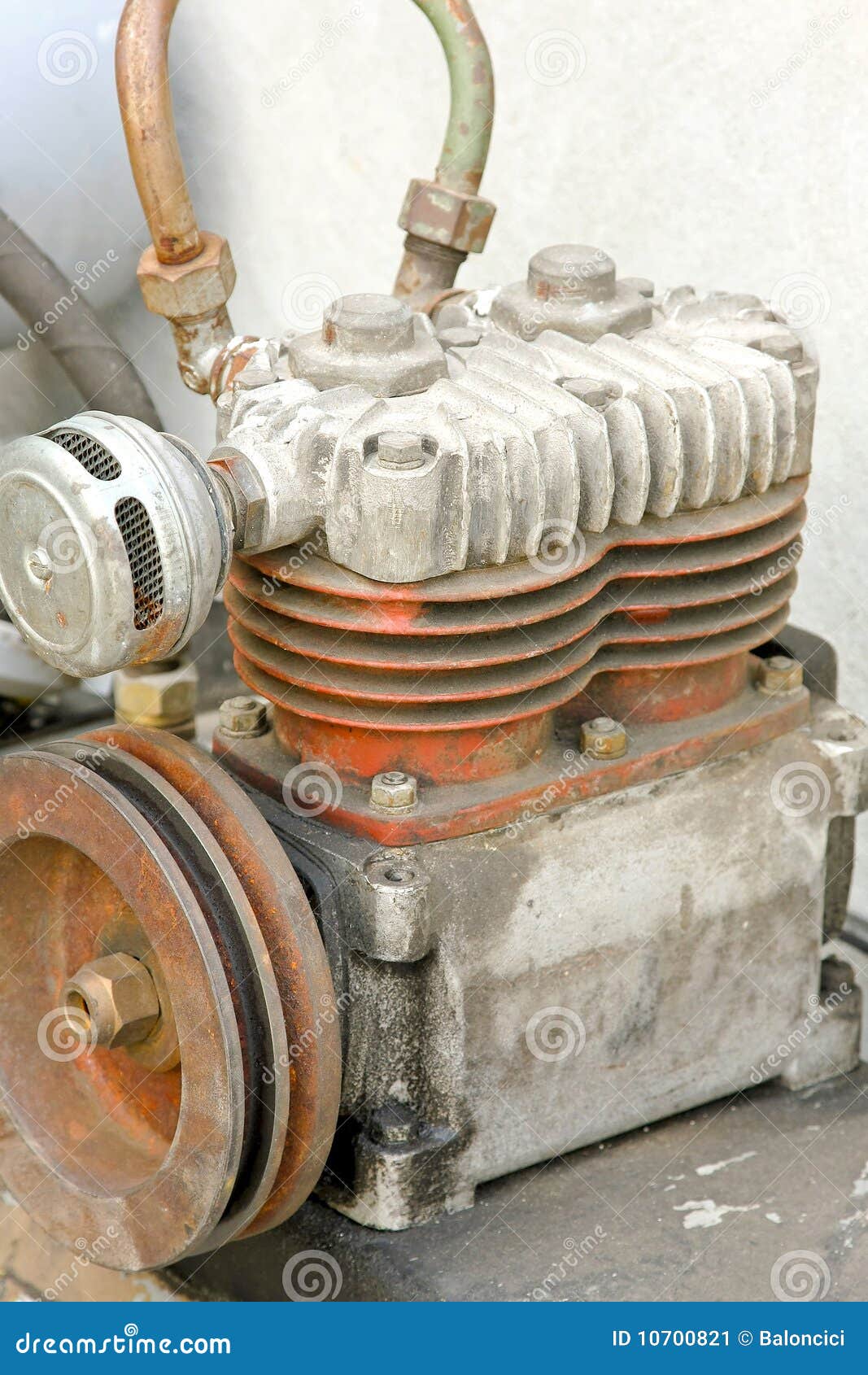 Compresor de aire imagen de archivo. Imagen de compresor 10700821