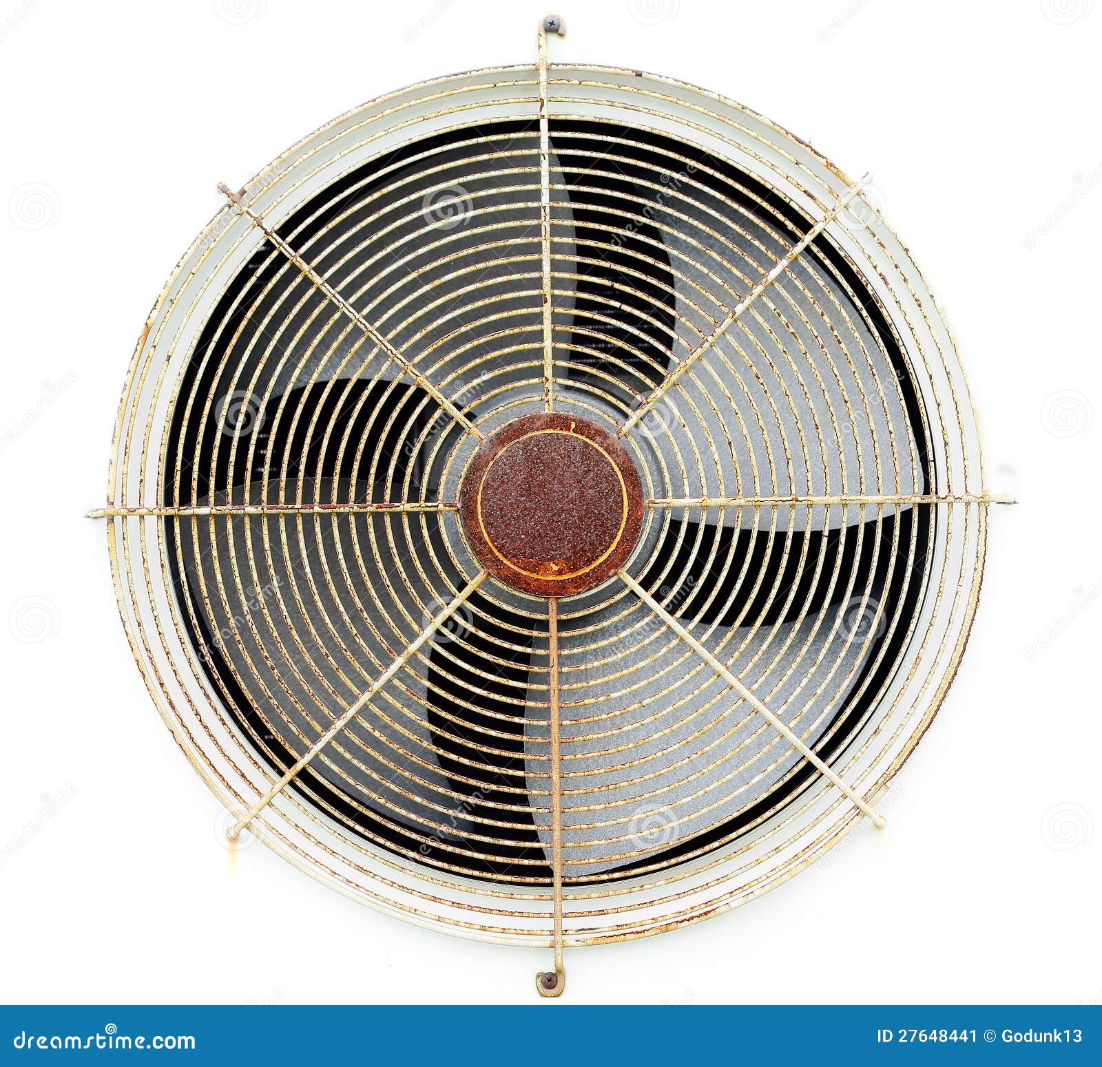 Compresor De Aire Viejo Del Ventilador Imagen de archivo Imagen de