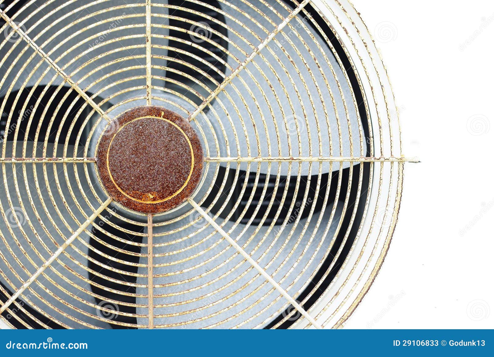 Compresor De Aire Viejo Del Ventilador Imagen de archivo Imagen de