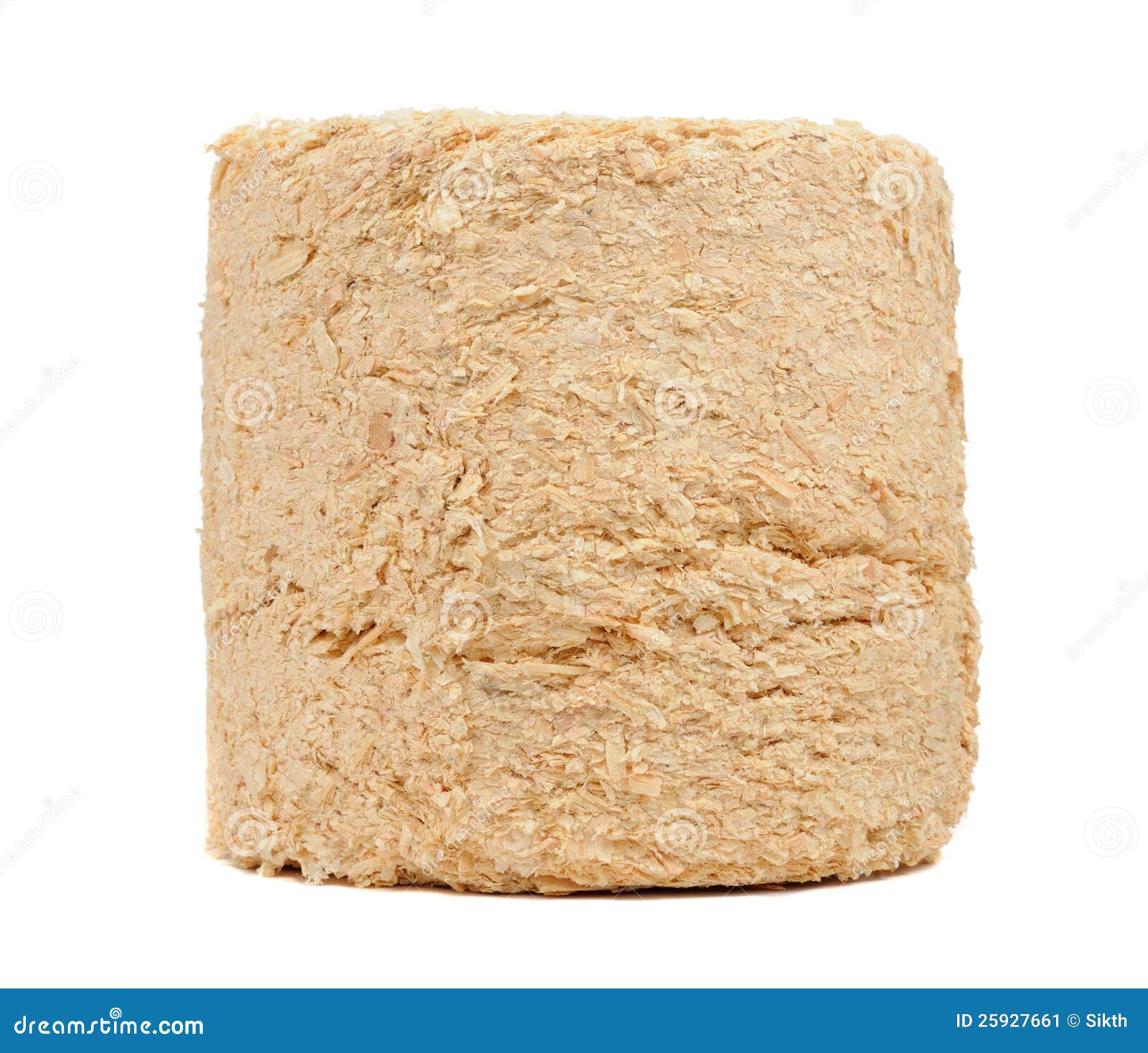 Compressed Sawdust Fire Log Stock Image Image of dust, pressed 25927661