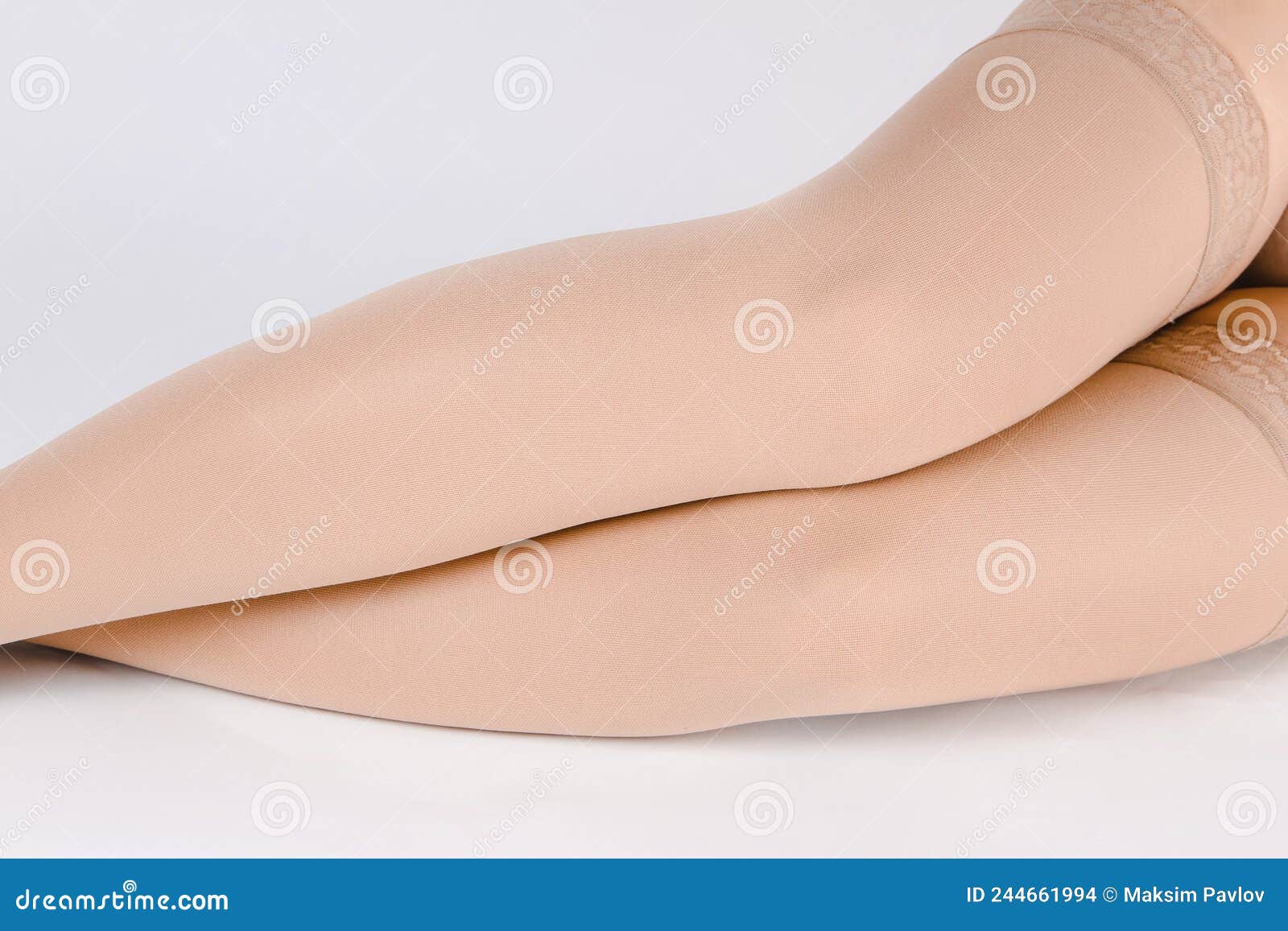 Compression Hosiery. Medical Compression Stockings and Tights for Varicose  Veins and Venouse Therapy Stock Photo - Image of beautiful, health:  244661994