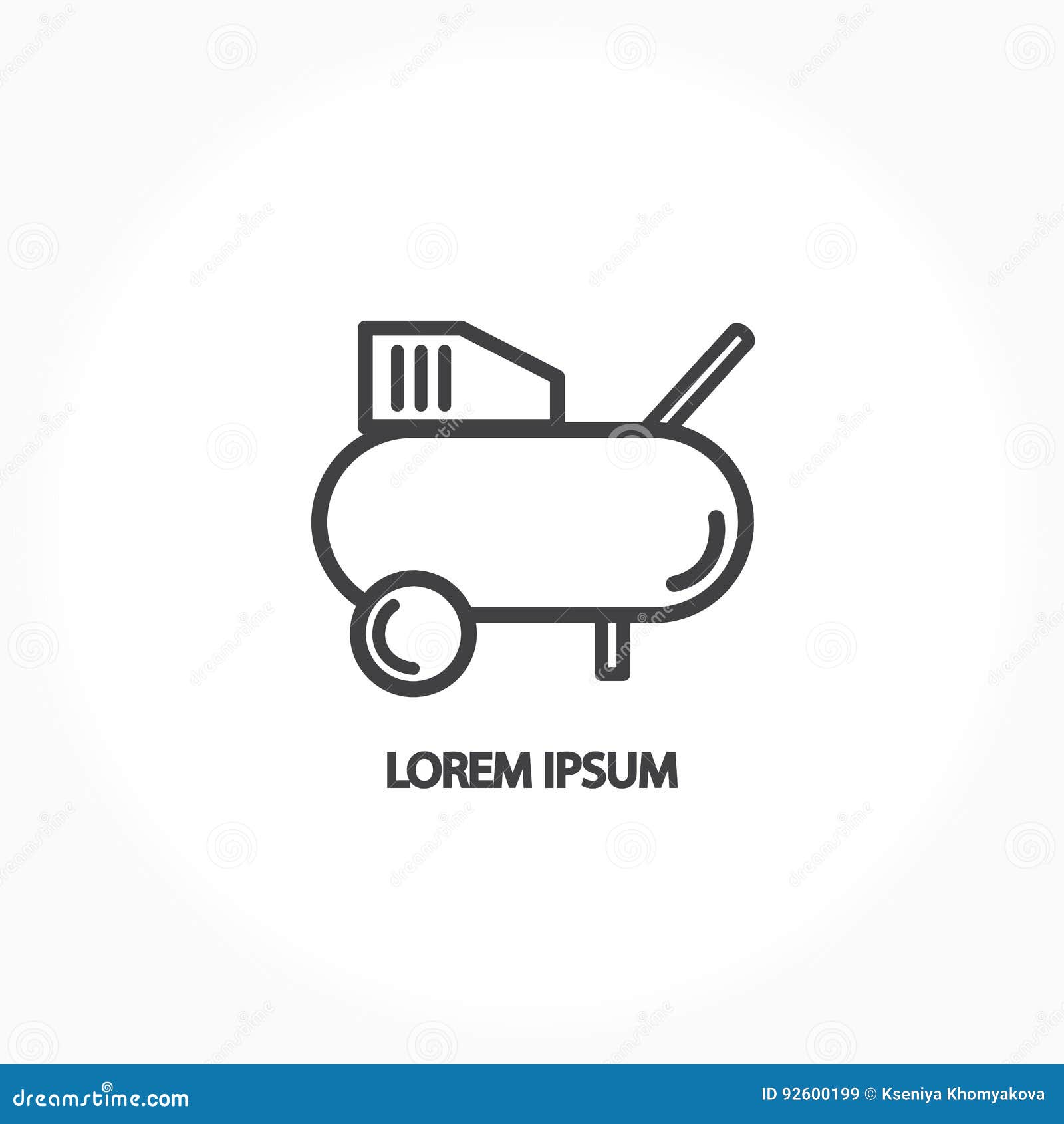 Download Compressor Logo Under Pressure Stock Vector - Illustration ...