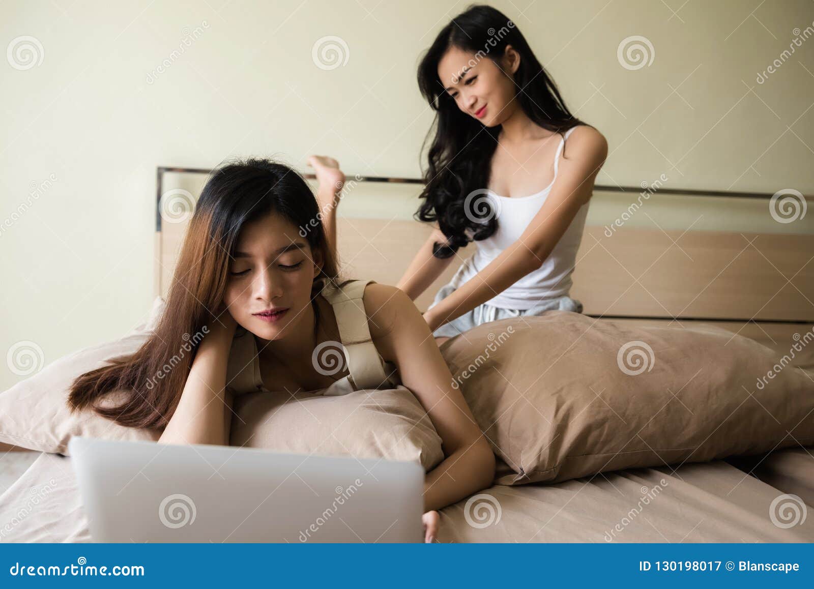 Lesbian massagens with yong girl